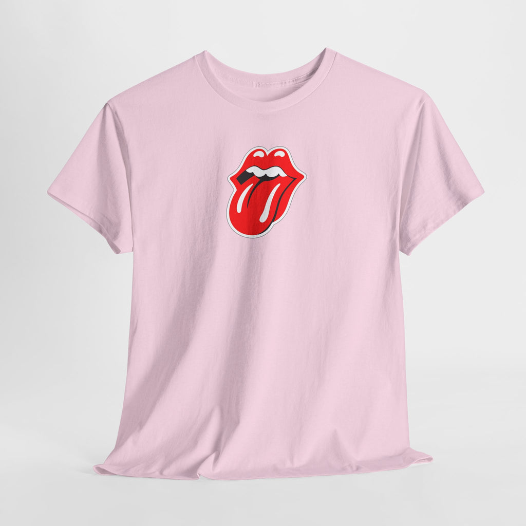 Rock Retro Red Tongue and Lips Graphic Tee