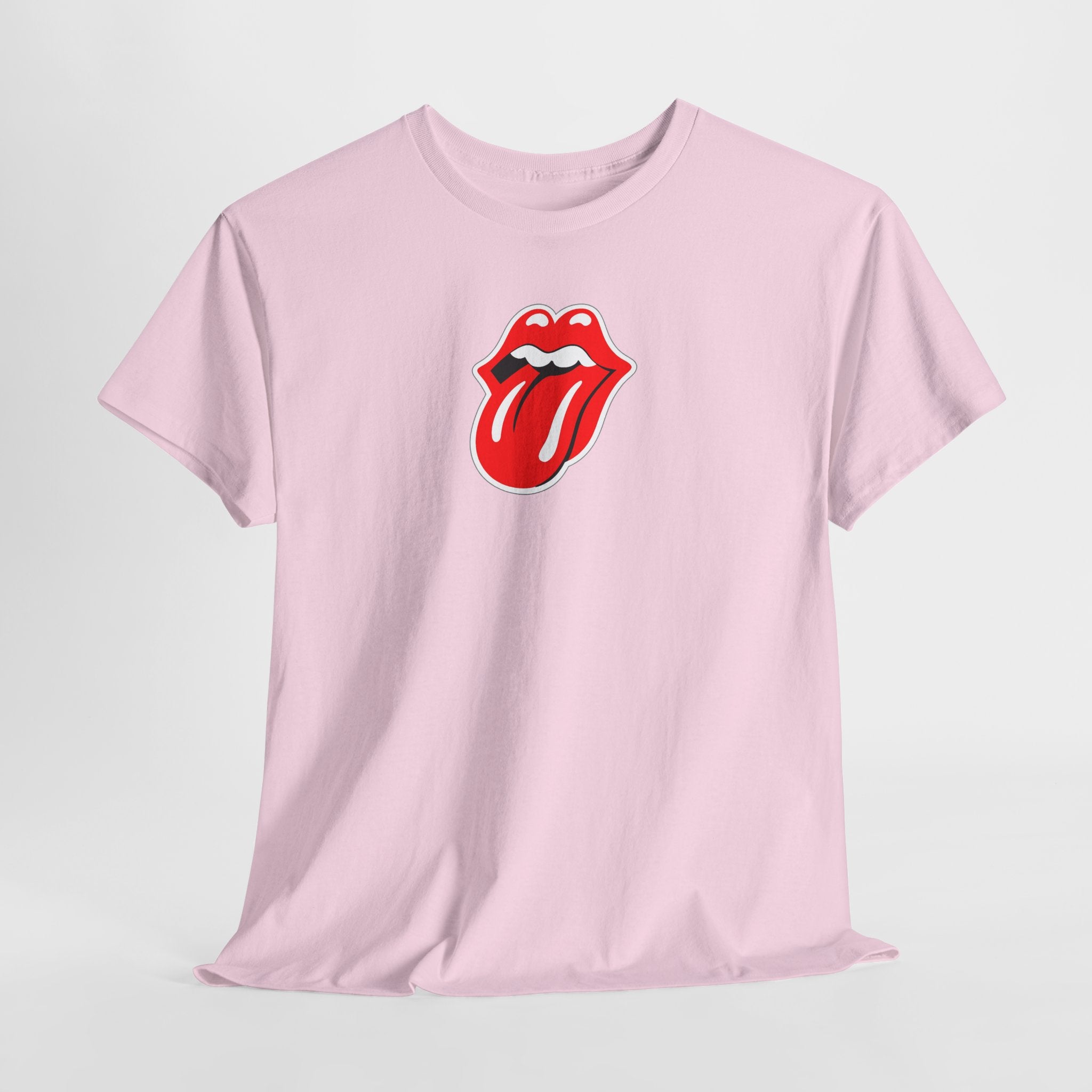 Rock Retro Red Tongue and Lips Graphic Tee