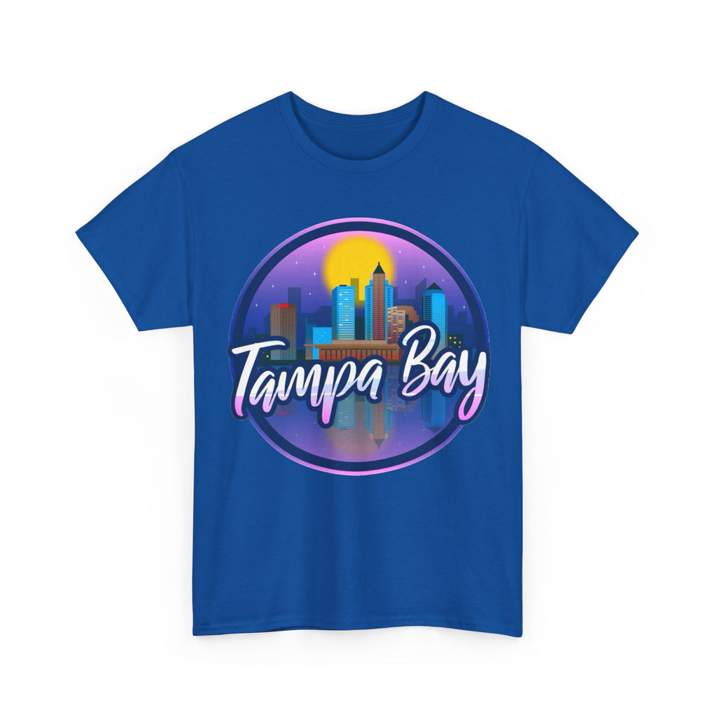 Tampa Bay Skyline T-Shirt — Retro Sunset Cityscape Tee