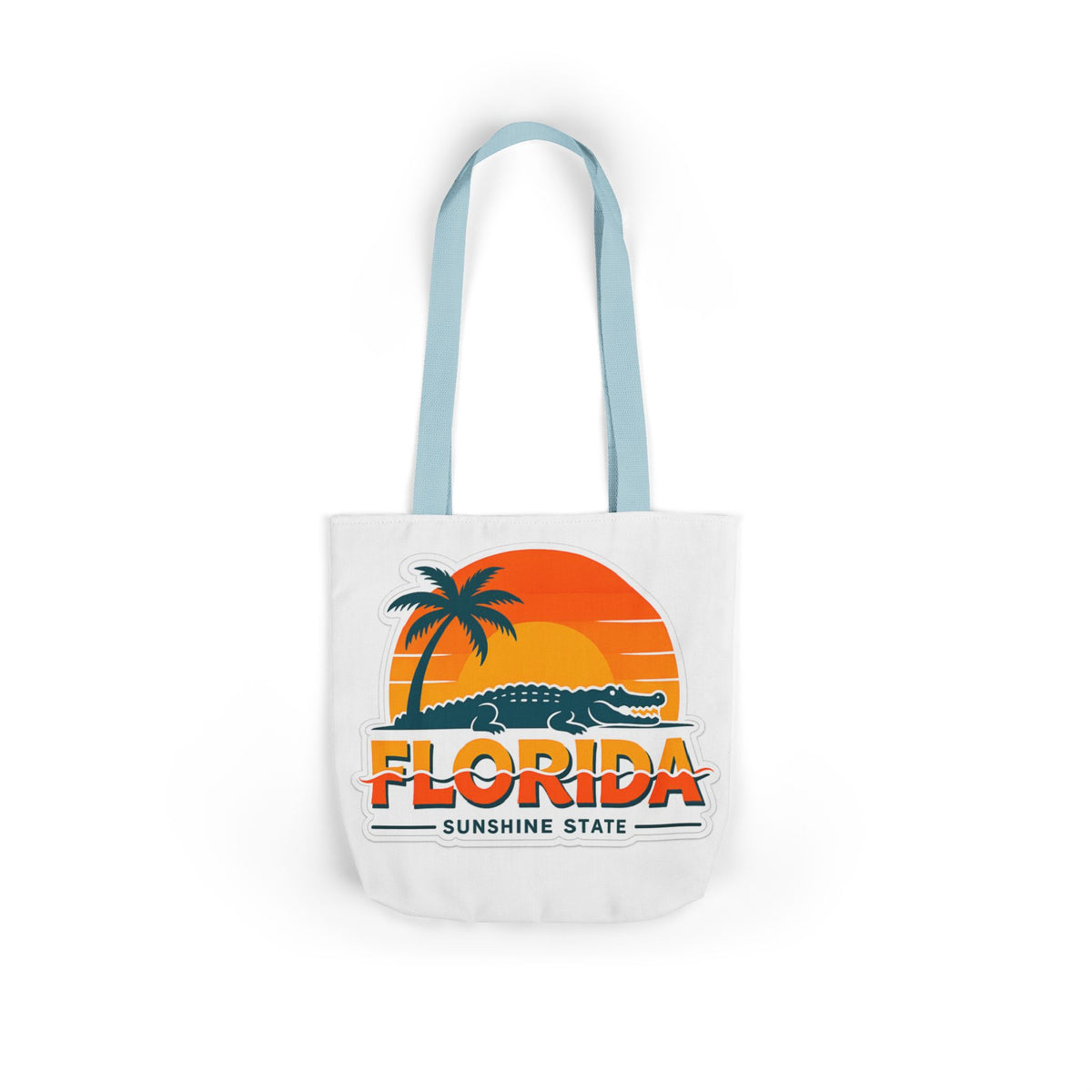 Florida Sunshine State Canvas Tote