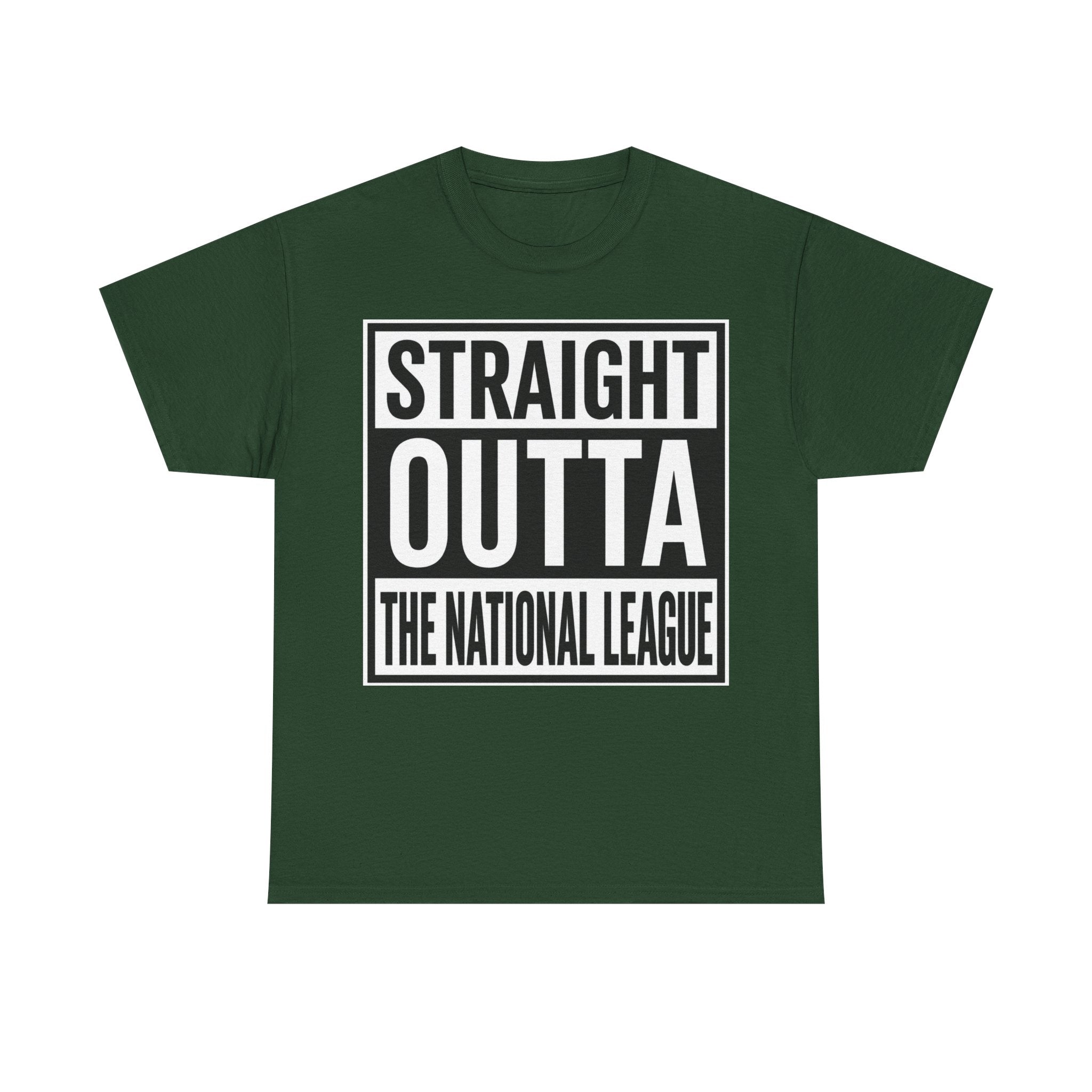 Straight Outta The National League T-Shirt – Football Fan Graphic Tee