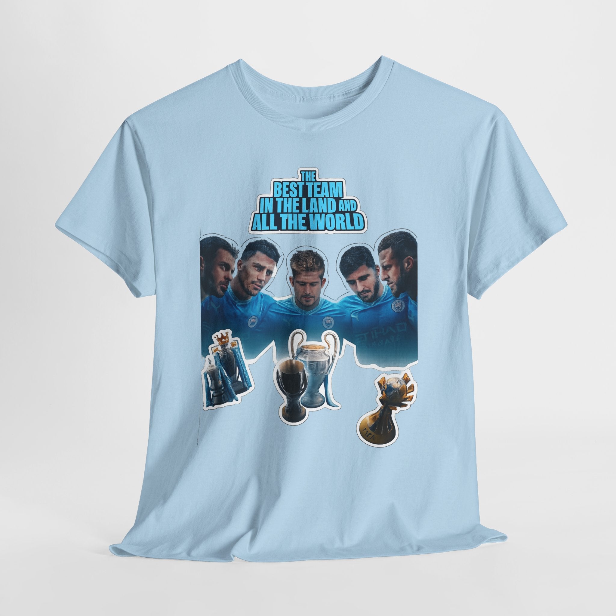 Manchester City — "Best Team in the Land and All the World" Cotton T-Shirt