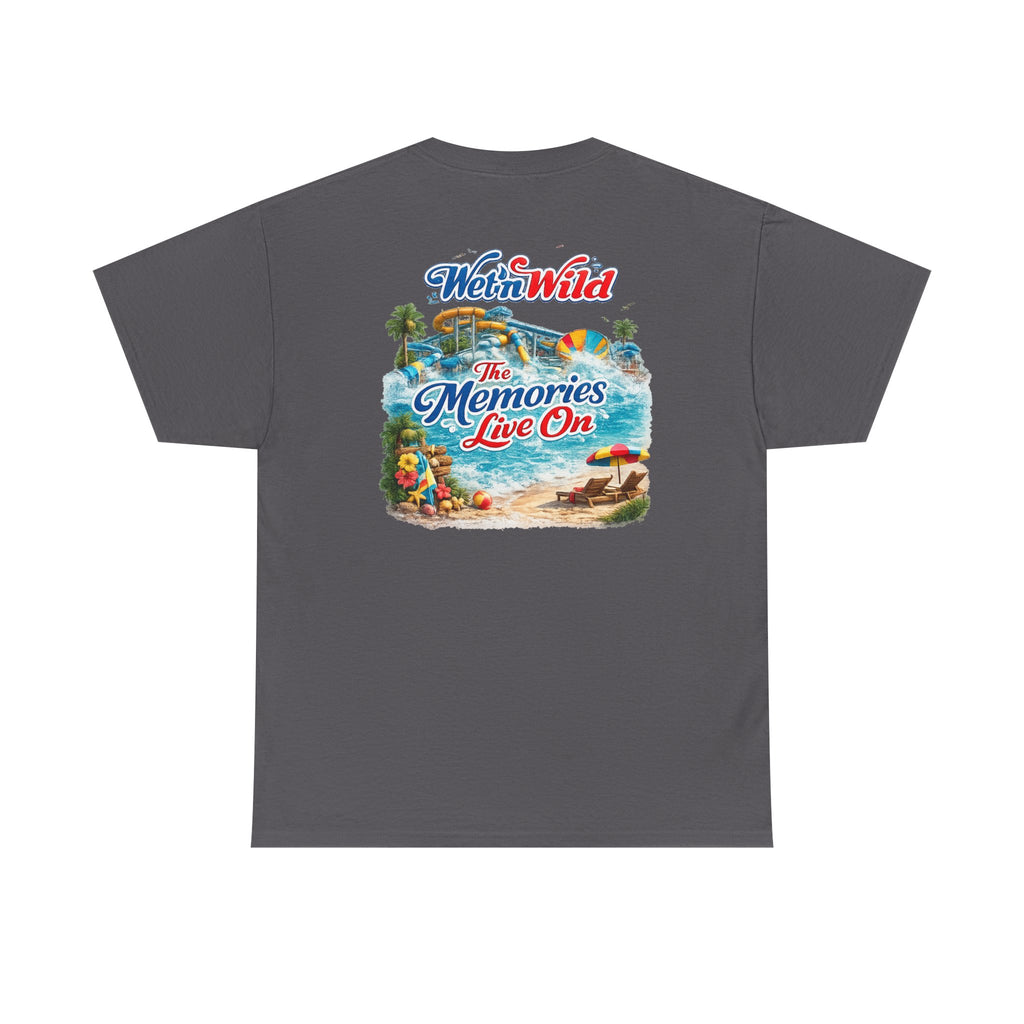 Wet 'n Wild Orlando Graphic Tee — "The Memories Live On" Retro Vacation T‑Shirt