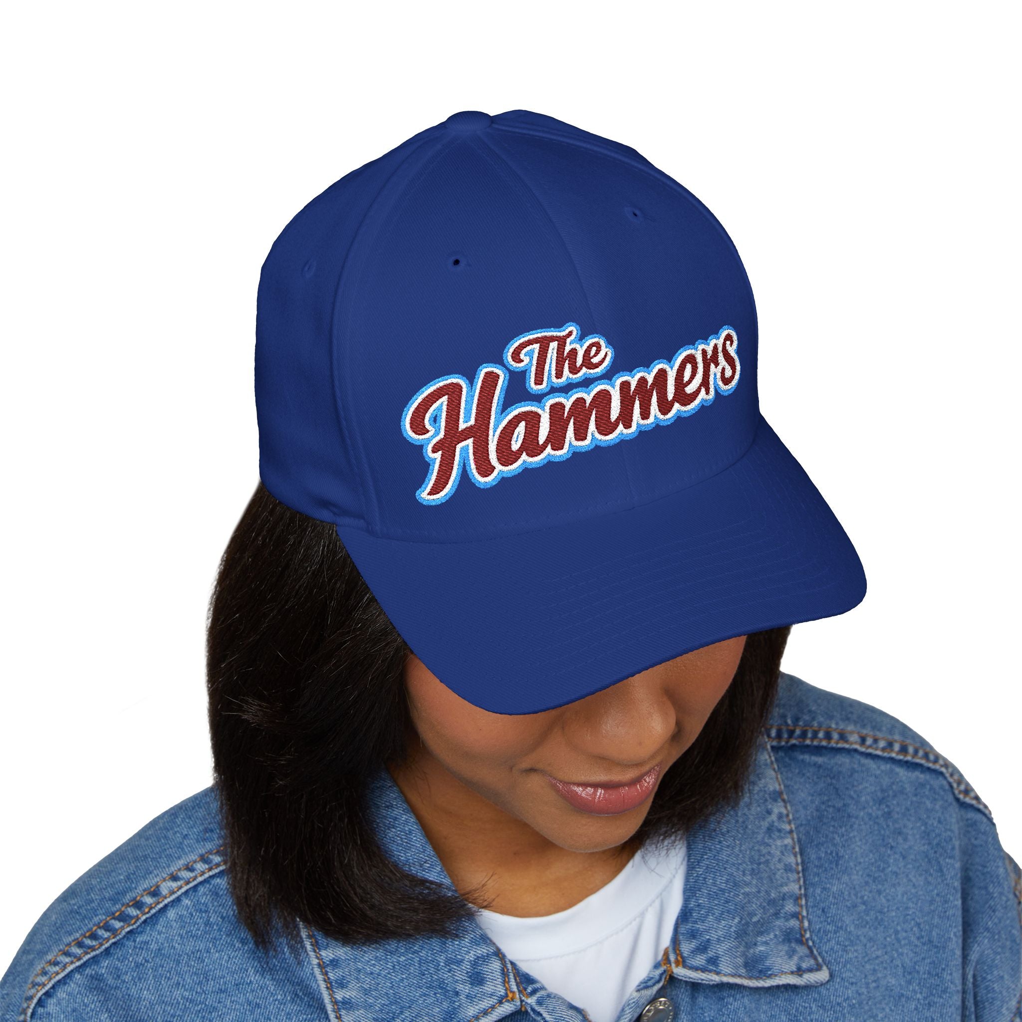 The Hammers West Ham United Embroidered Cap — Retro Script Baseball Hat