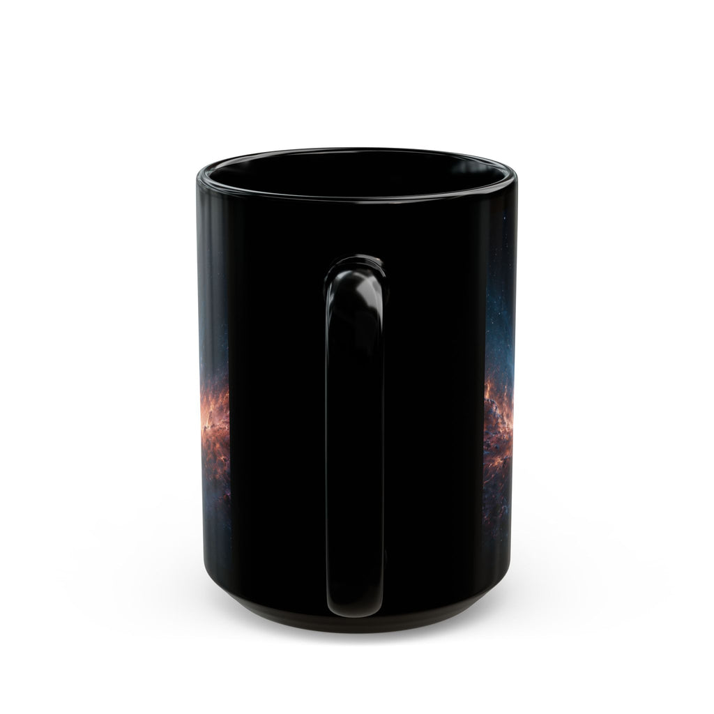 Empire Star Destroyer Galaxy Vortex Black Mug — Cosmic Space Coffee Cup (11oz & 15oz)