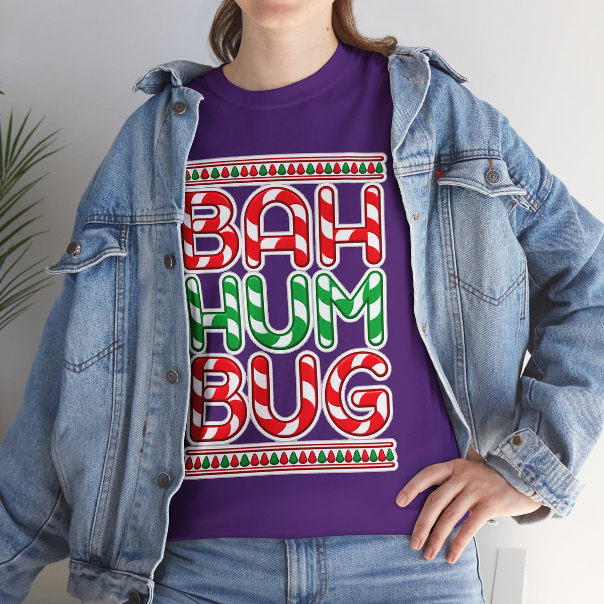 Bah Humbug Christmas Holiday Cotton T-Shirt