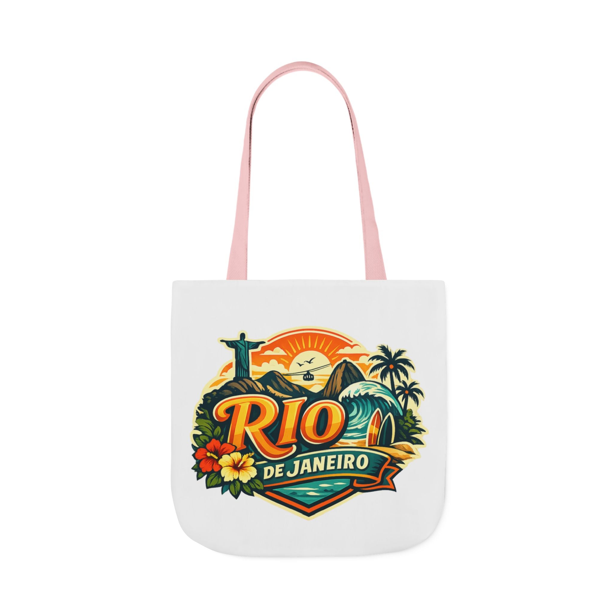 Rio de Janeiro Travel Tote — Retro Beach Canvas Bag