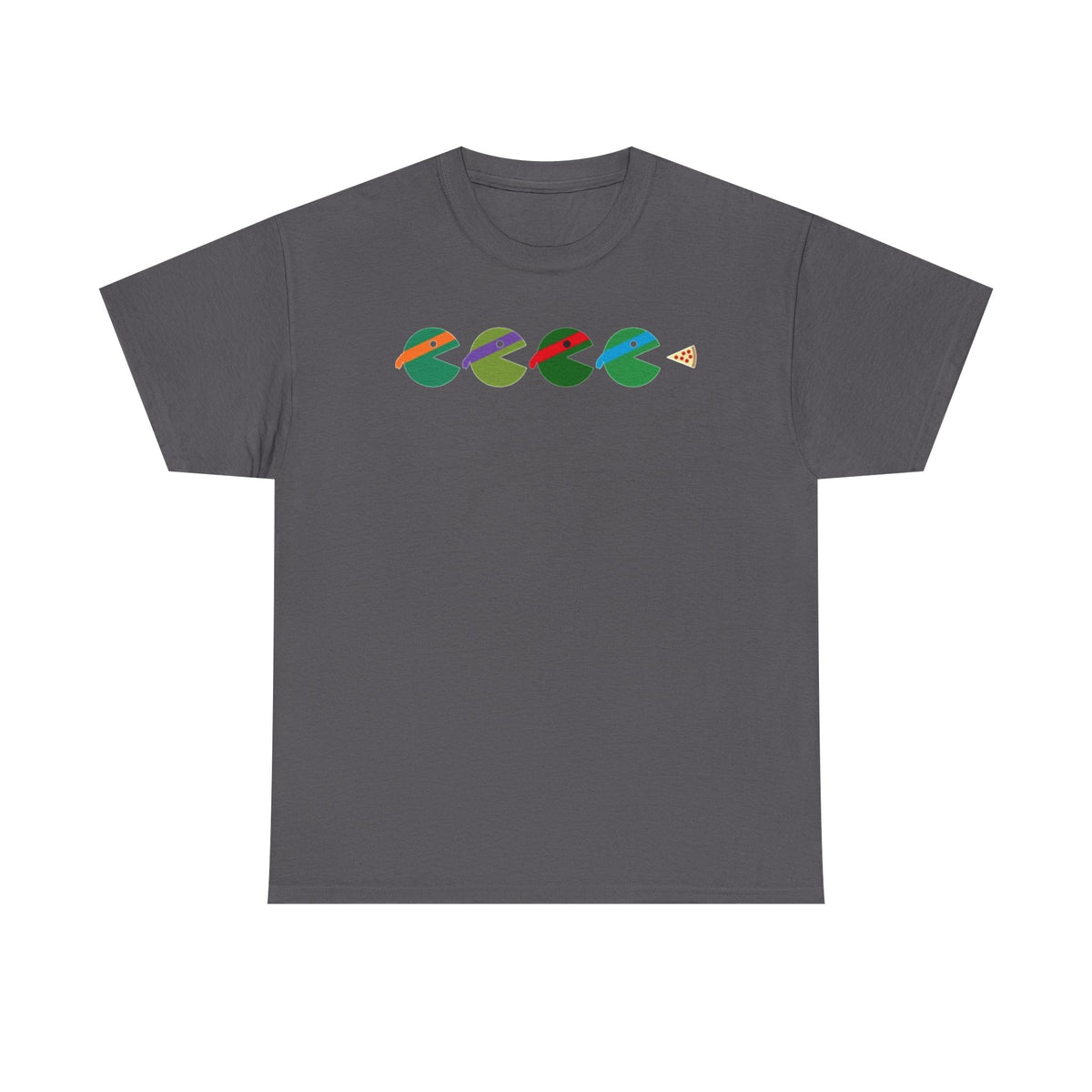 TMNT Retro Pizza Pac-Man Tee — Colorful Arcade-Inspired Graphic T-Shirt