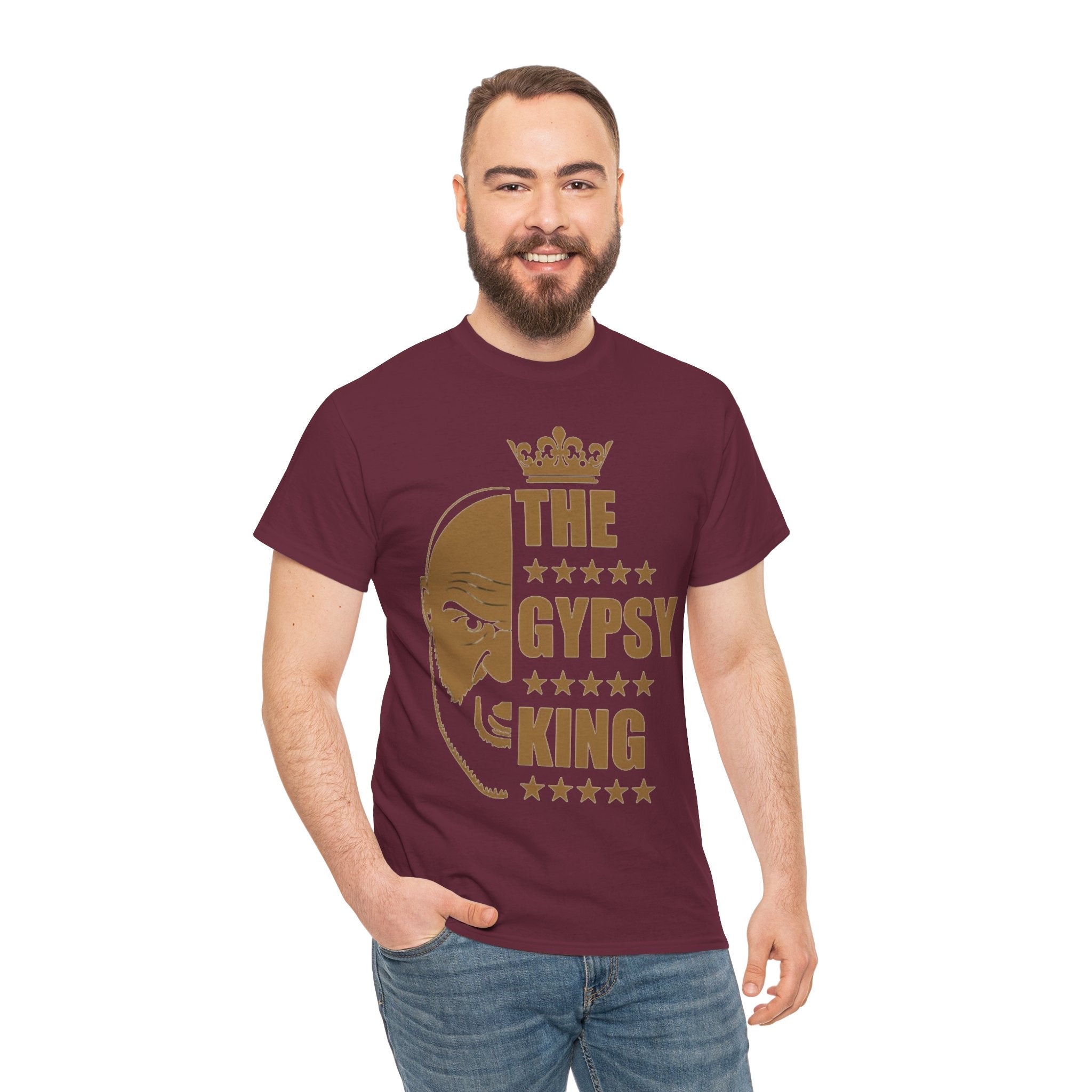 Gypsy King T-Shirt — Bold Tyson Fury Boxing Tribute Tee