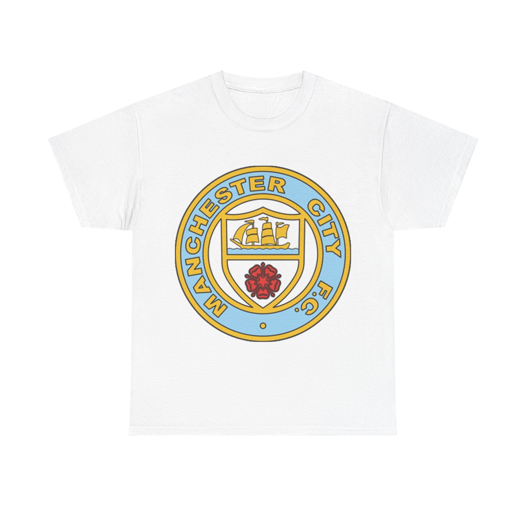 Manchester City FC Retro Crest T-Shirt – Retro Football Fan Tee