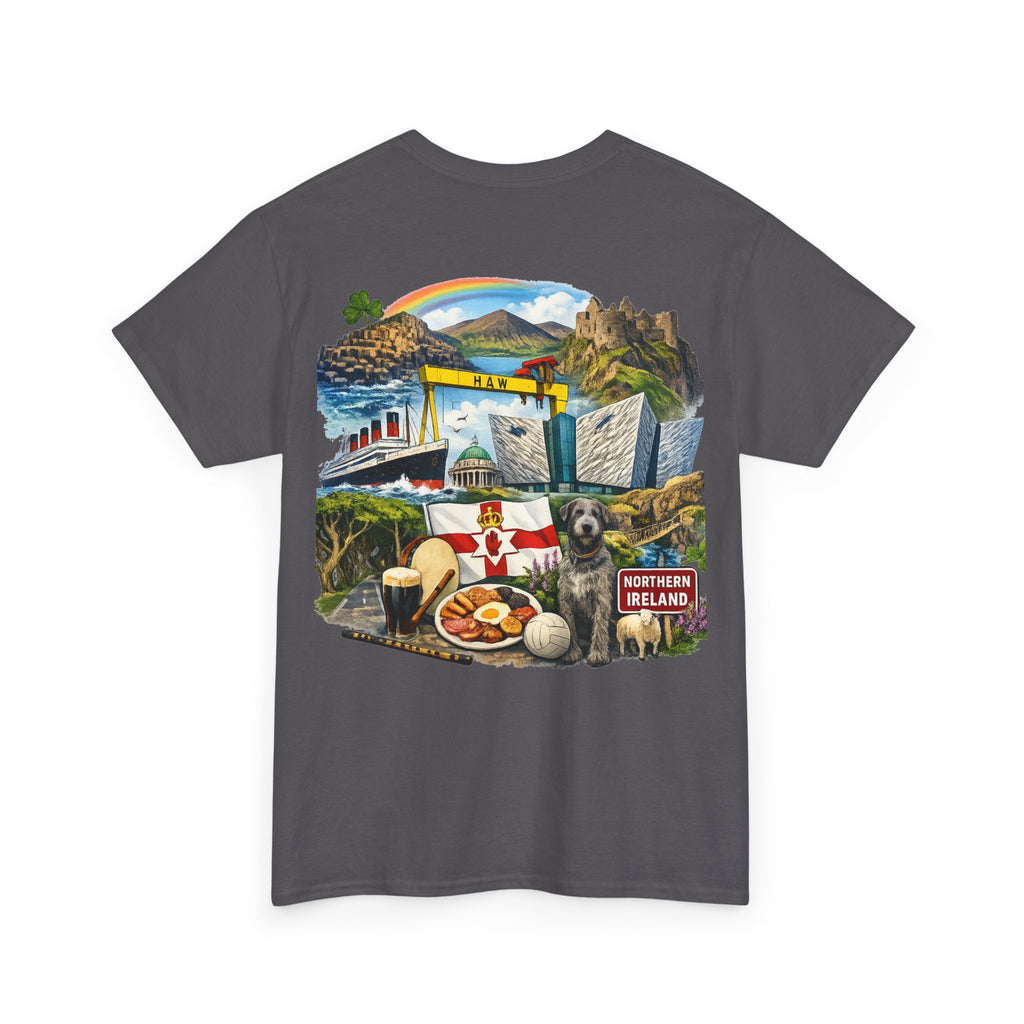 Northern Ireland Collage Tee — "Make Northern Ireland Great Again" Graphic T-Shirt