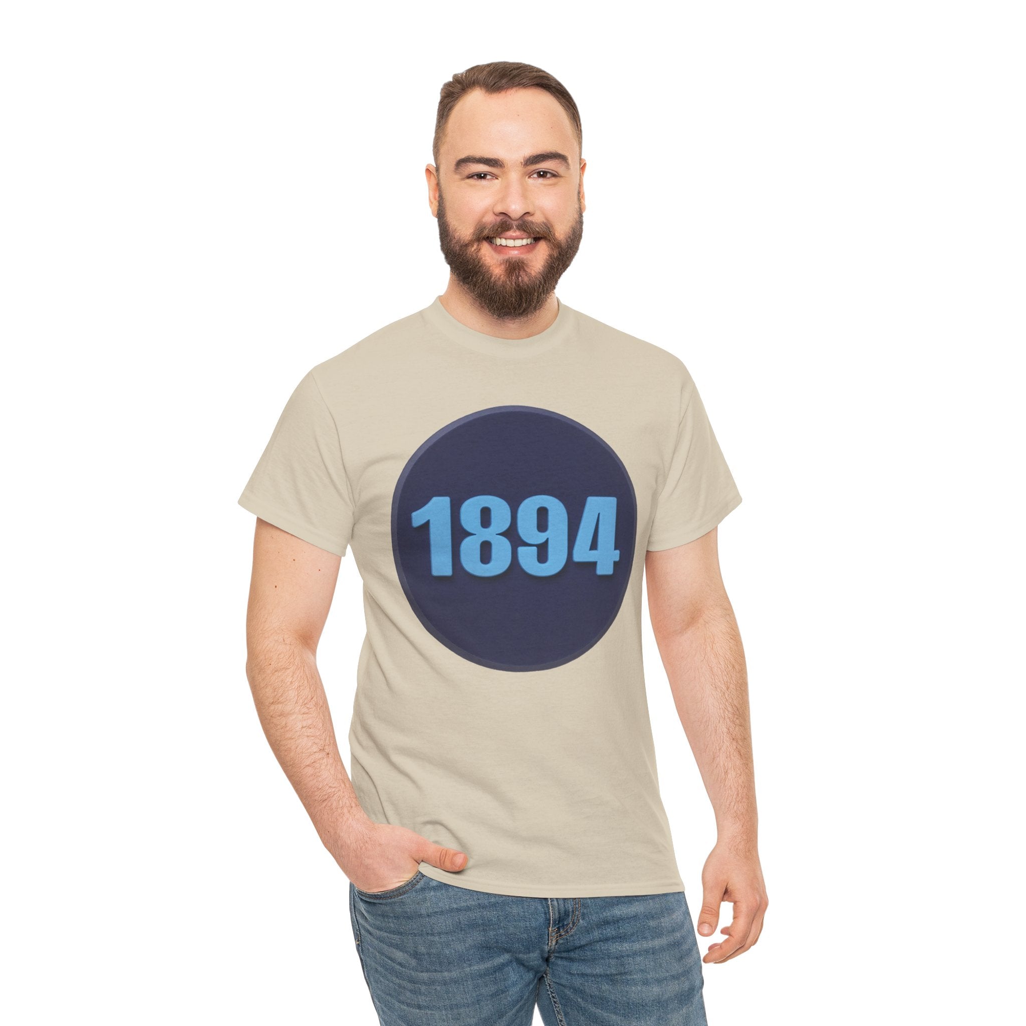 1894 Manchester City Circle Graphic Tee — Vintage Year Anniversary T-Shirt