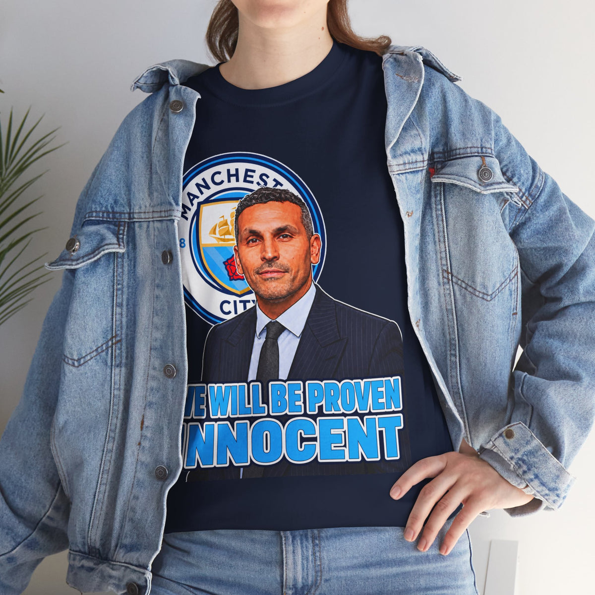 Manchester City “We Will Be Proven Innocent” Fan Cotton T-Shirt