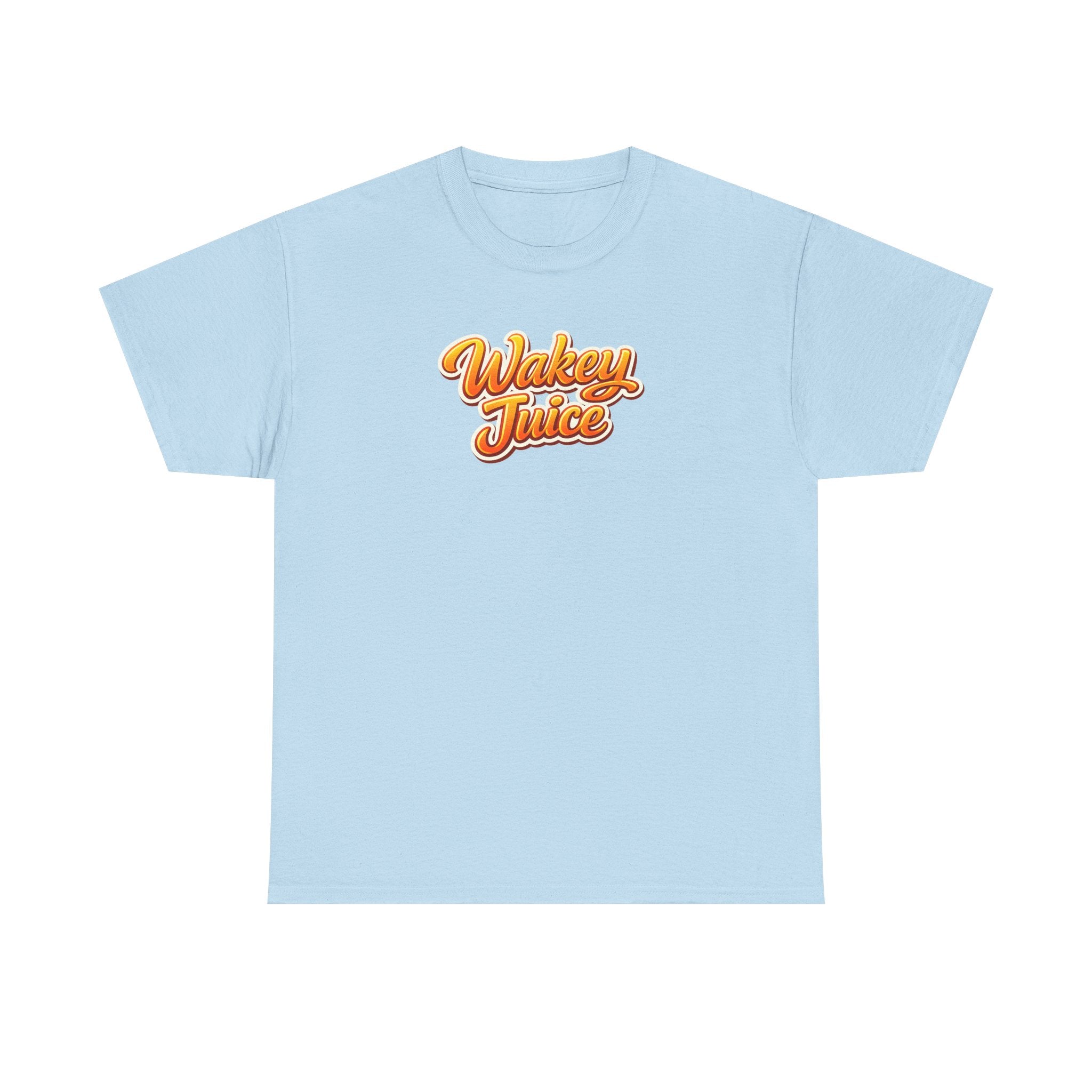 Wakey Juice T‑Shirt — Retro Orange Script Graphic Tee