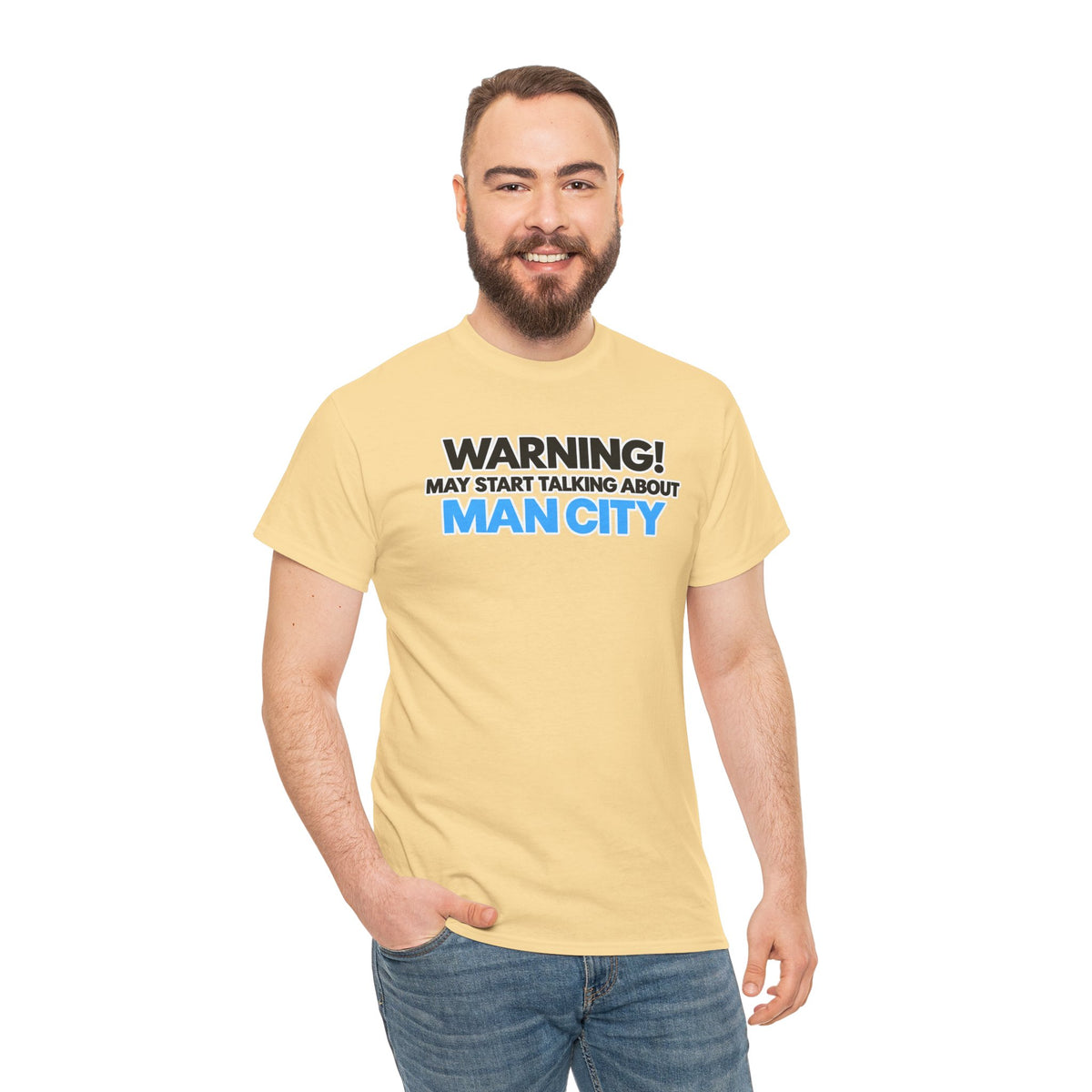 Manchester City Warning! May Start Talking About Man City T‑Shirt