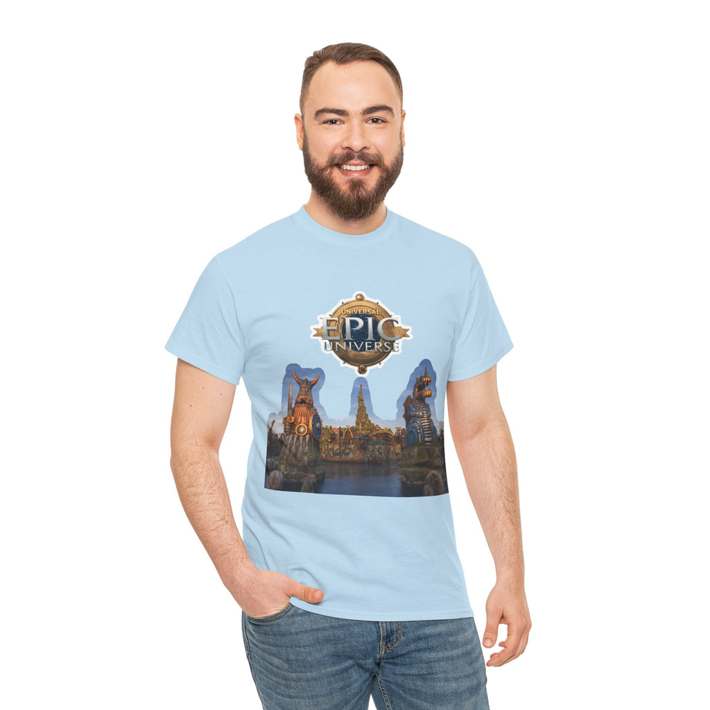 Epic Universe Theme Park T‑Shirt — Iconic Entrance Graphic Tee