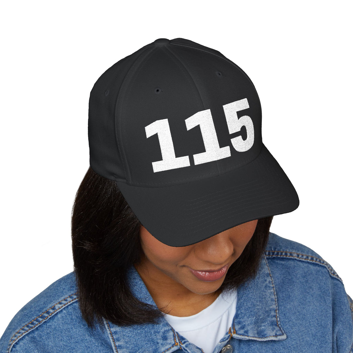 Manchester City Inspired Embroidered '115' Baseball Cap — MCFC Back Logo