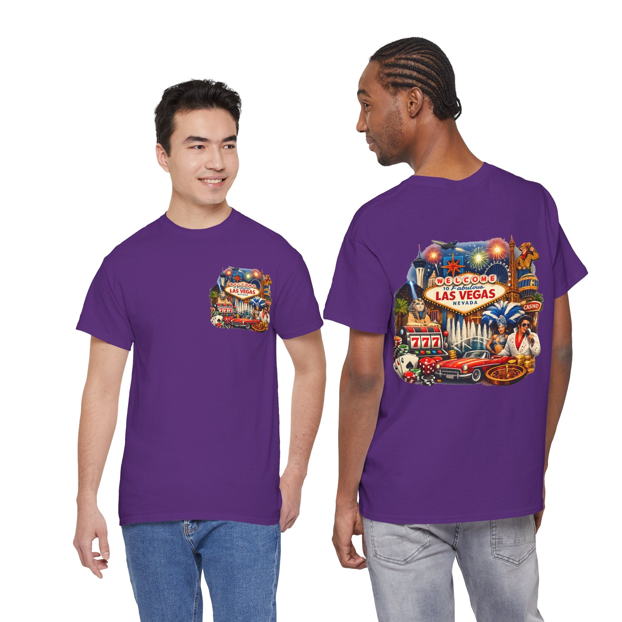 Las Vegas Vintage Collage T‑Shirt
