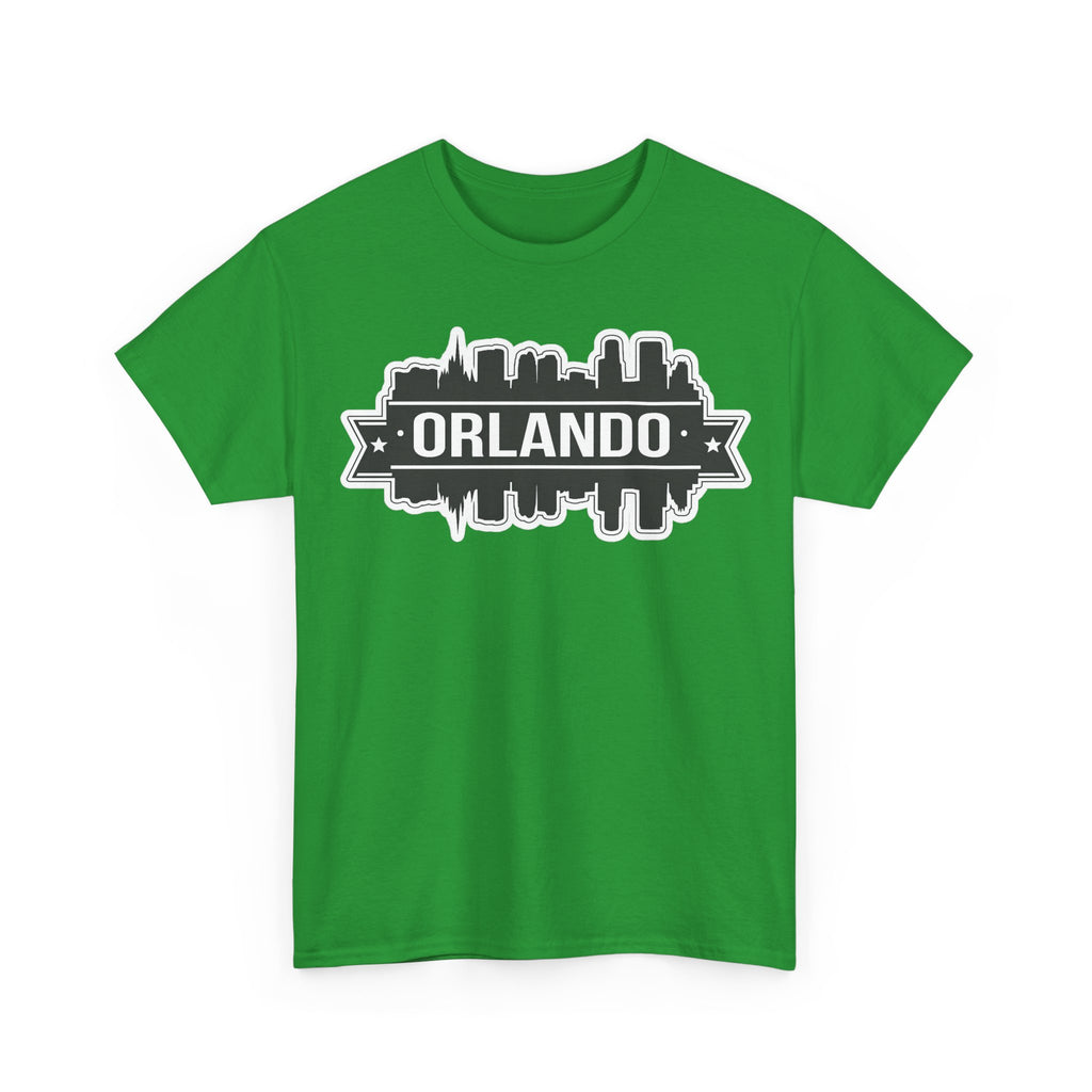 Orlando Skyline T-Shirt — Retro Badge Cityscape Tee