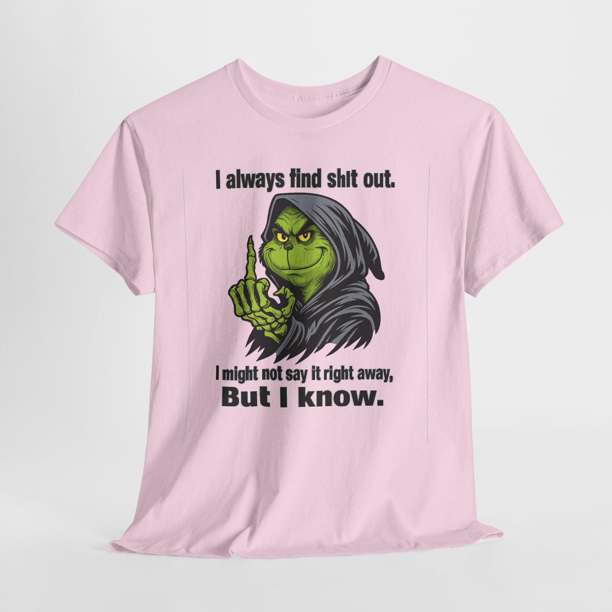 Reaper Witch Graphic Tee — "I Always Find Shit Out. I Might Not Say It Right Away, But I Know."