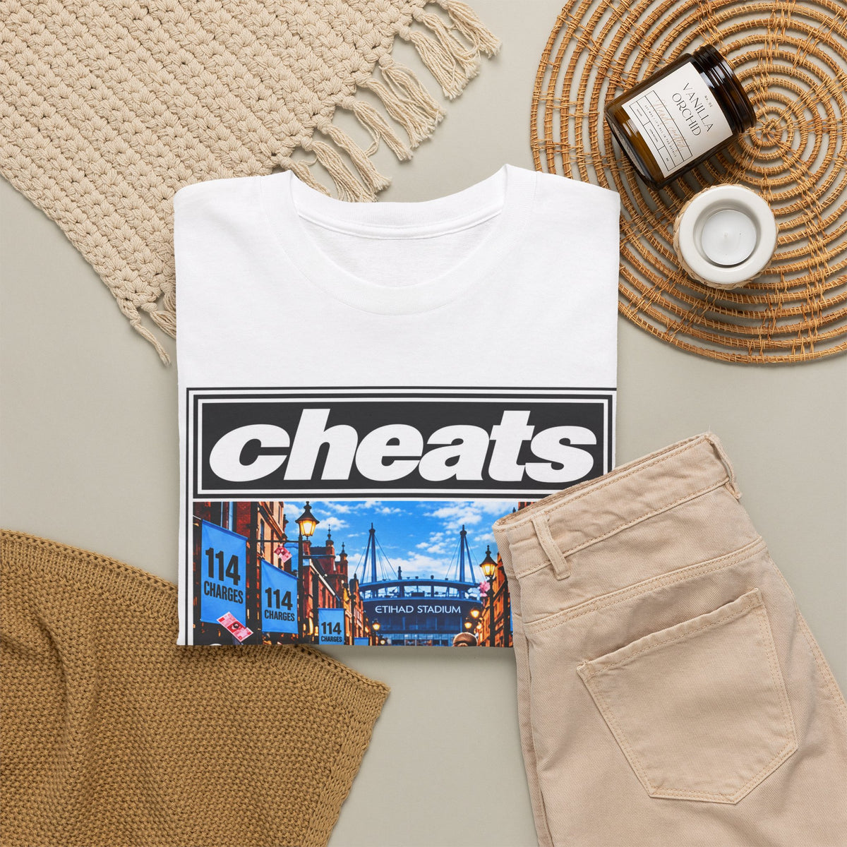 Cheats “What’s the Story? Tainted Glory?” Sports Graphic Cotton T-Shirt