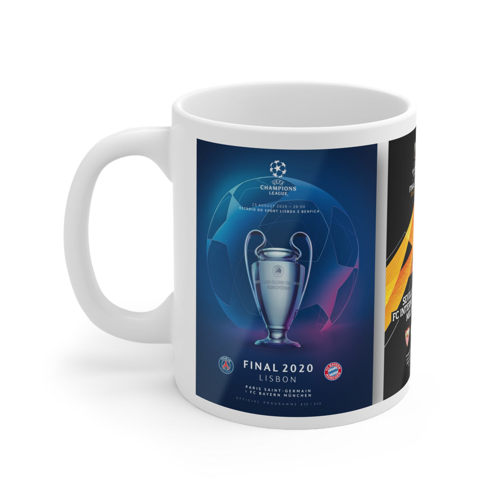 2020 UEFA Finals Programme Covers Inspried Ceramic Mug — (11oz & 15oz)