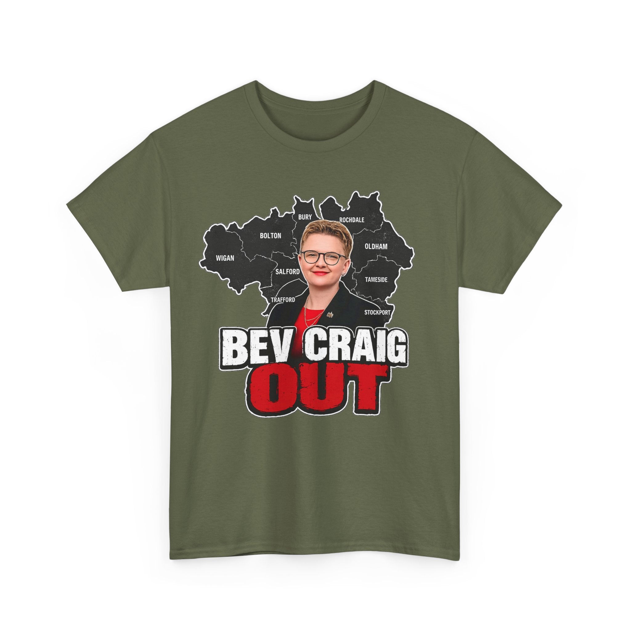 Bev Craig Out Greater Manchester Mayor Tee / T-Shirt