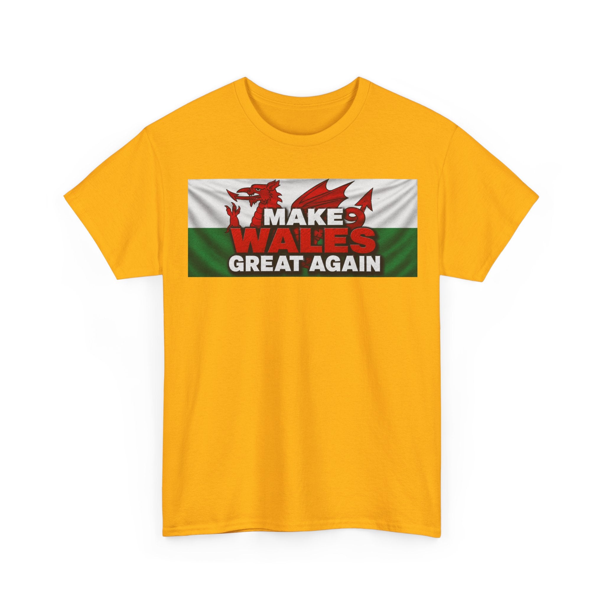 Wales Pride T-Shirt — 'Make Wales Great Again' Welsh Dragon Tee