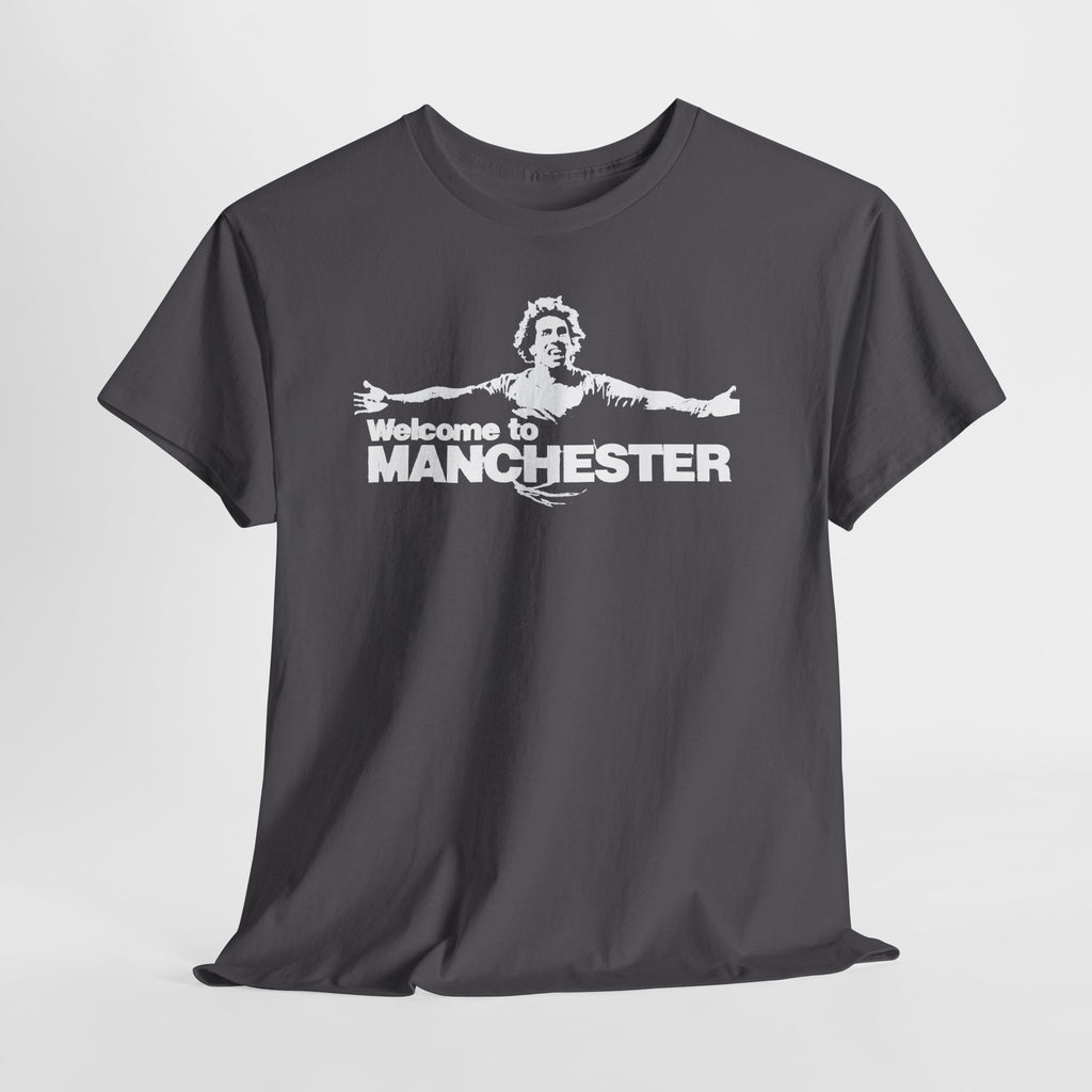 Welcome to Manchester Tee — Retro Carlos Tevez Manchester City Graphic Cotton T-Shirt