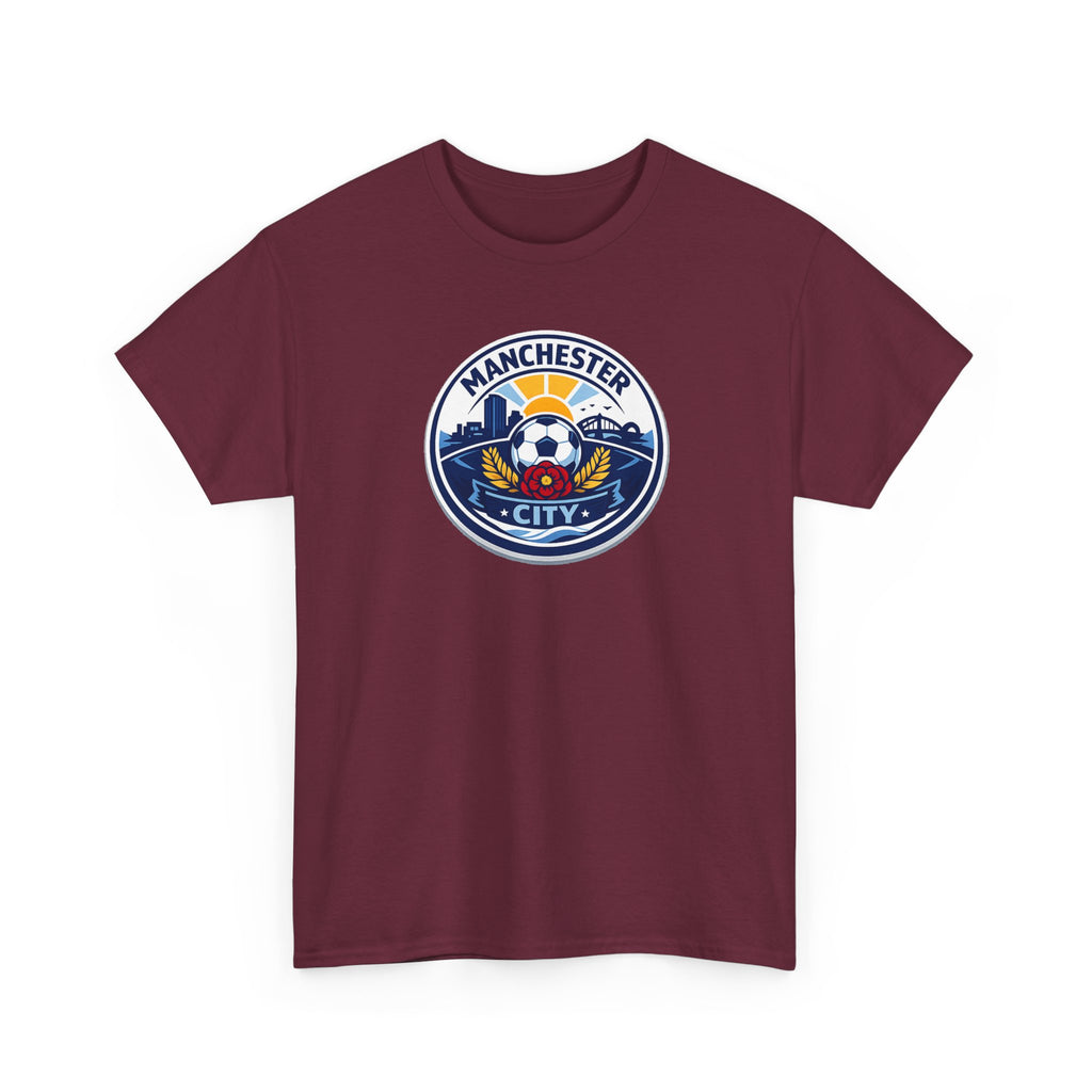 Manchester City Crest T-Shirt — Soccer Fan Tee