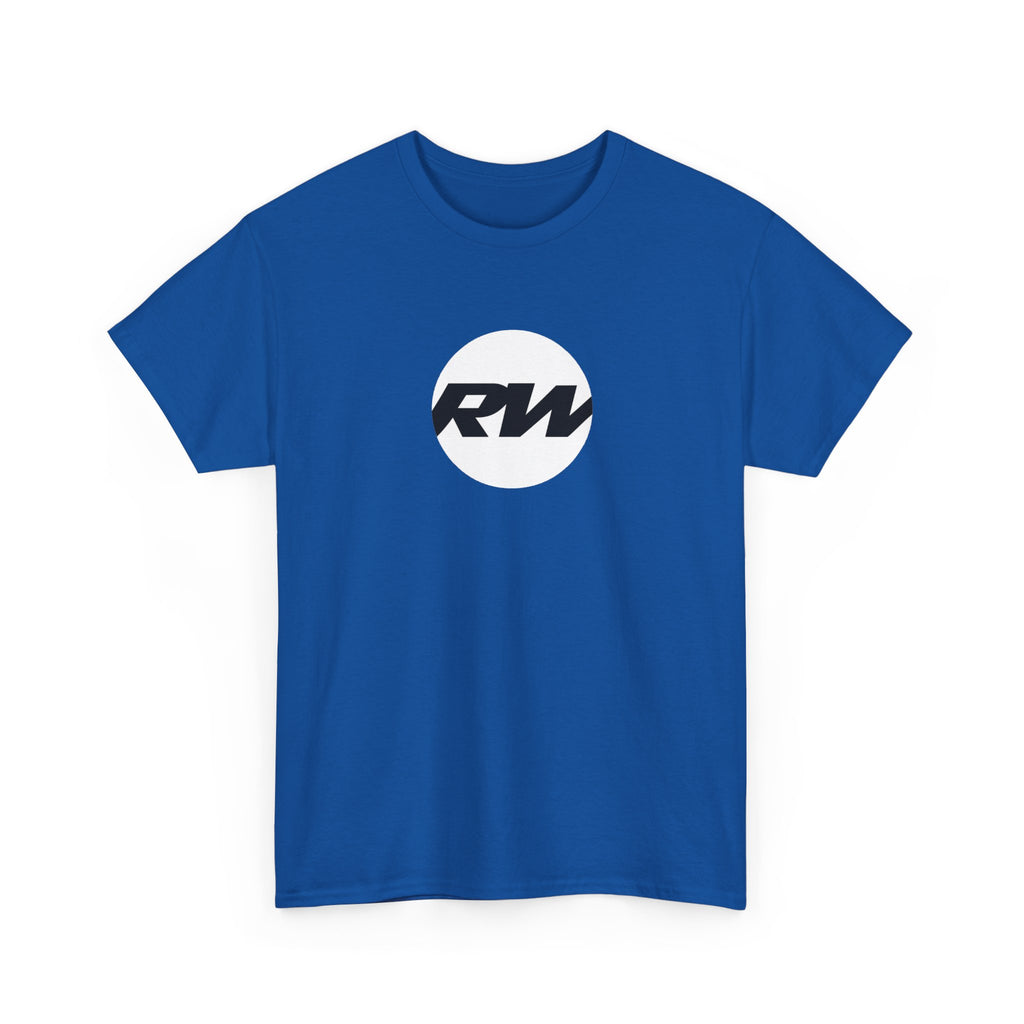 RW Logo T‑Shirt — Minimalist Retro Circle Graphic Tee