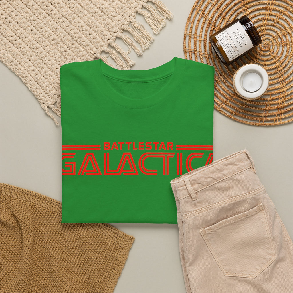 Battlestar Galactica Graphic Tee — "So Say We All" Viper Ship Sci‑Fi T‑Shirt