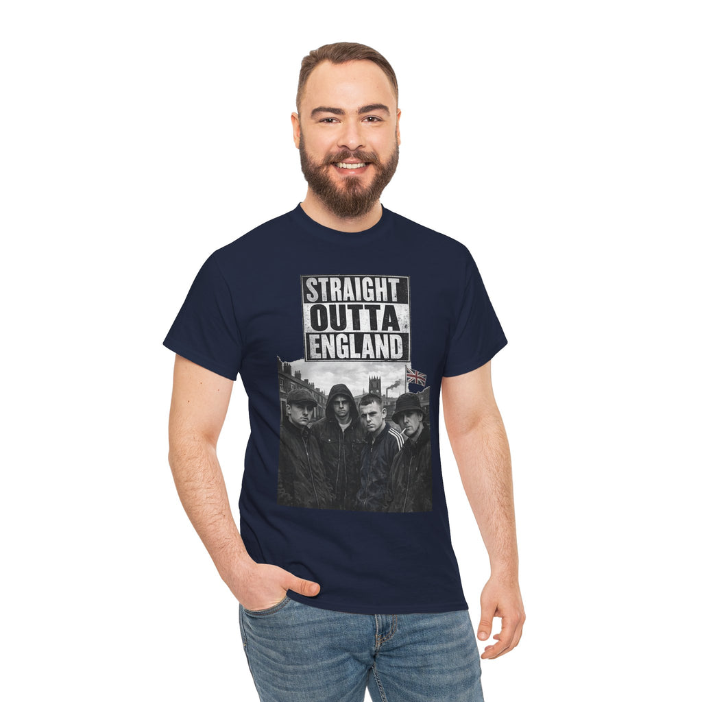 Straight Outta England T-Shirt — Retro Band Photo Tee