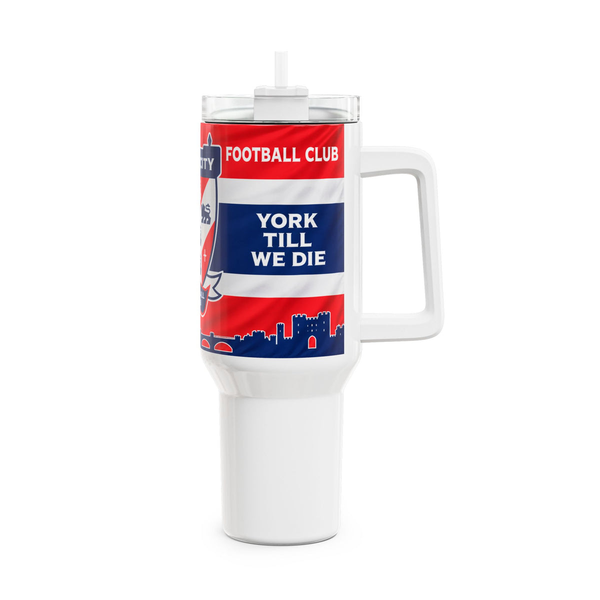 York City Football Club 40oz Tumbler – Pride of York Travel Mug