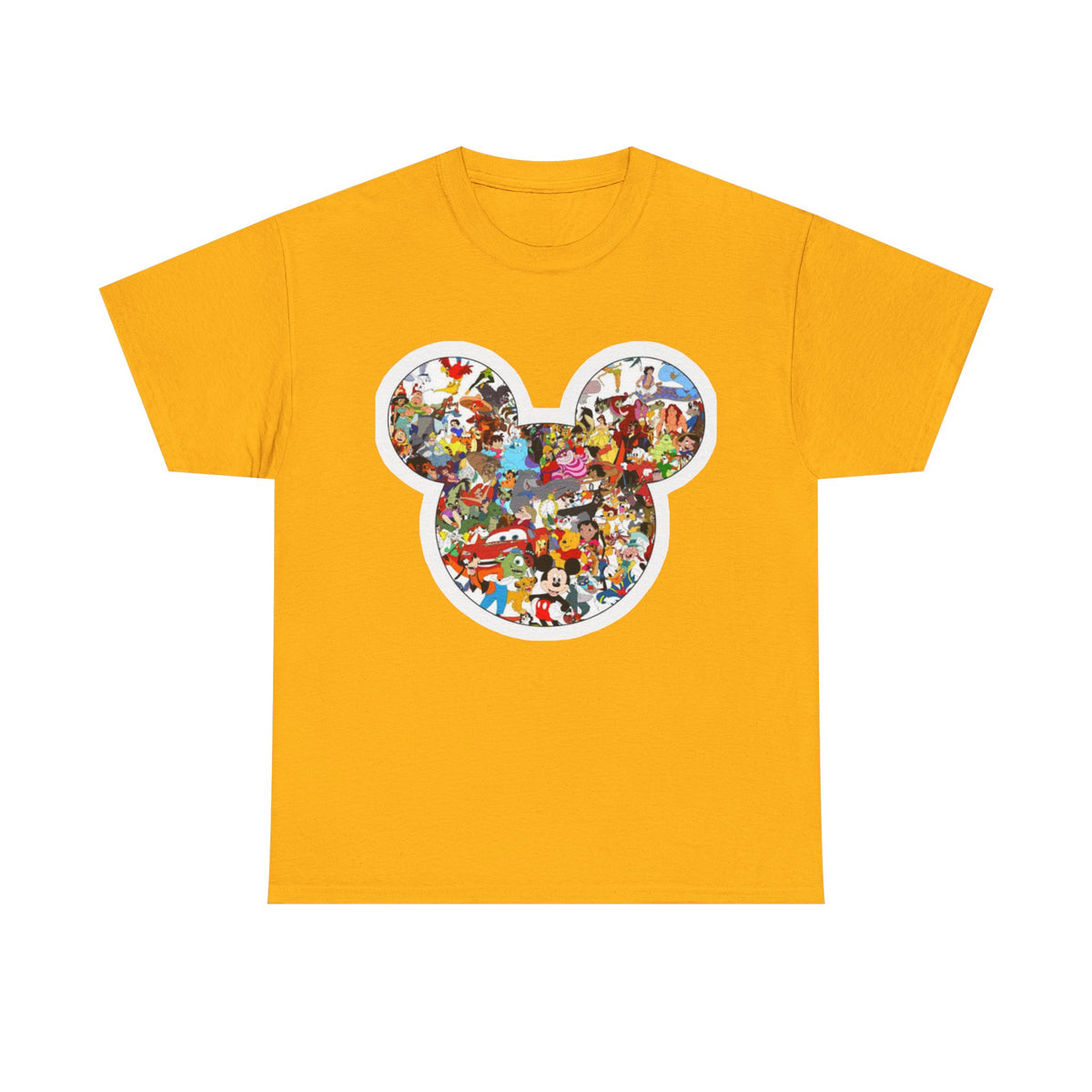 Mickey Collage T-Shirt — Vintage Disney Characters Graphic Tee