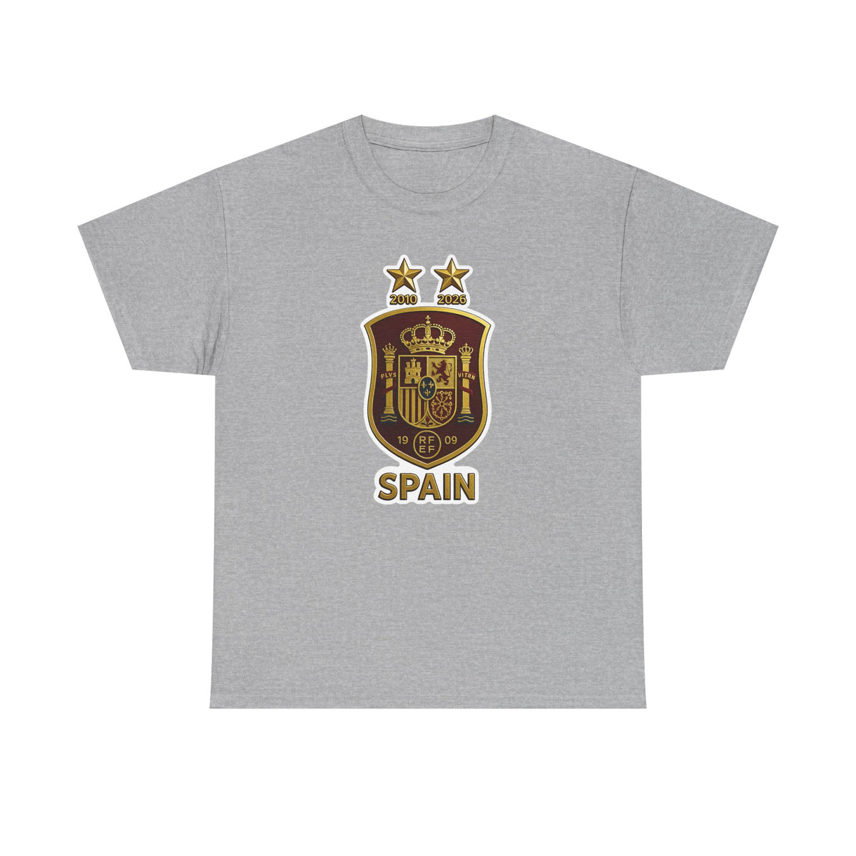 Spain Crest T-Shirt — Vintage Spanish Soccer Shield Tee