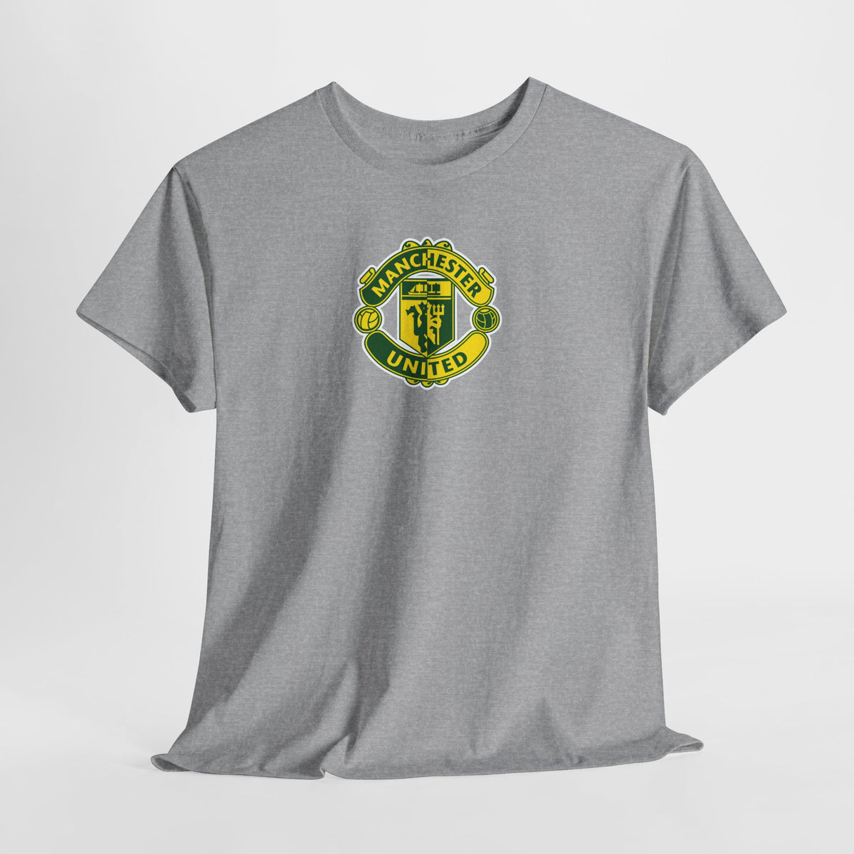Manchester United Retro Crest Cotton T-Shirt