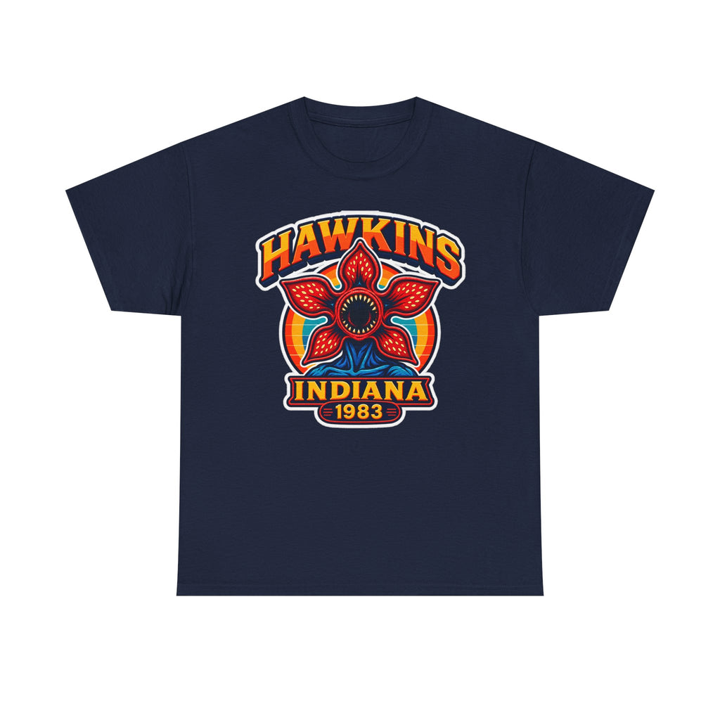 Hawkins Indiana 1983 Demogorgon Floral Cotton T-Shirt