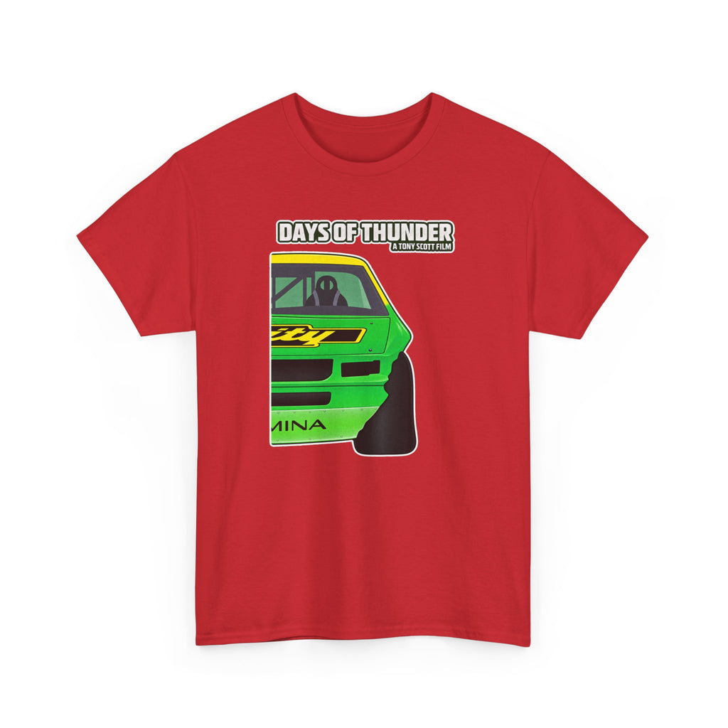 Days of Thunder Racing Car T‑Shirt — Retro Green Muscle Car Tee