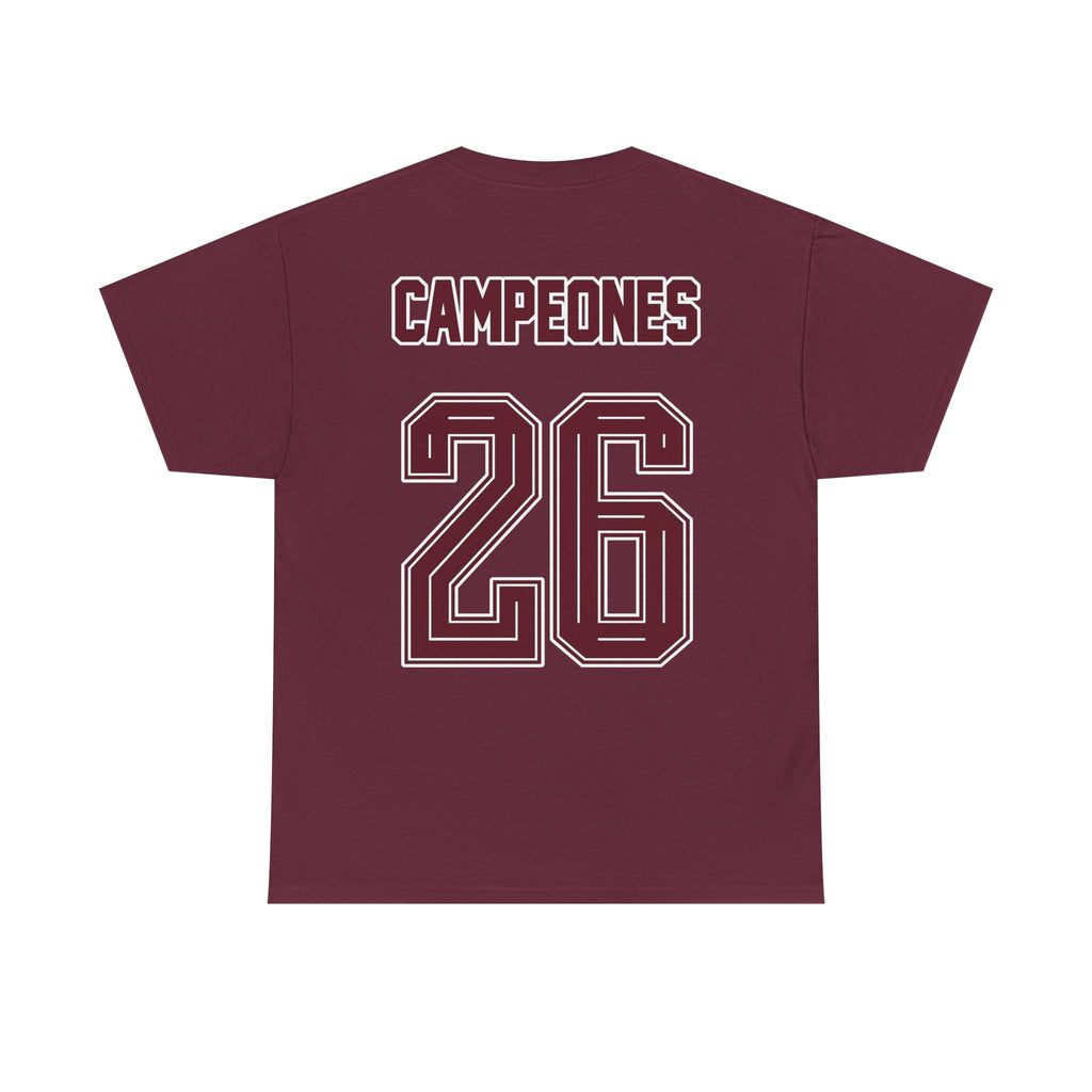 Spain World Champions 'Campeones 26' Cotton T‑Shirt
