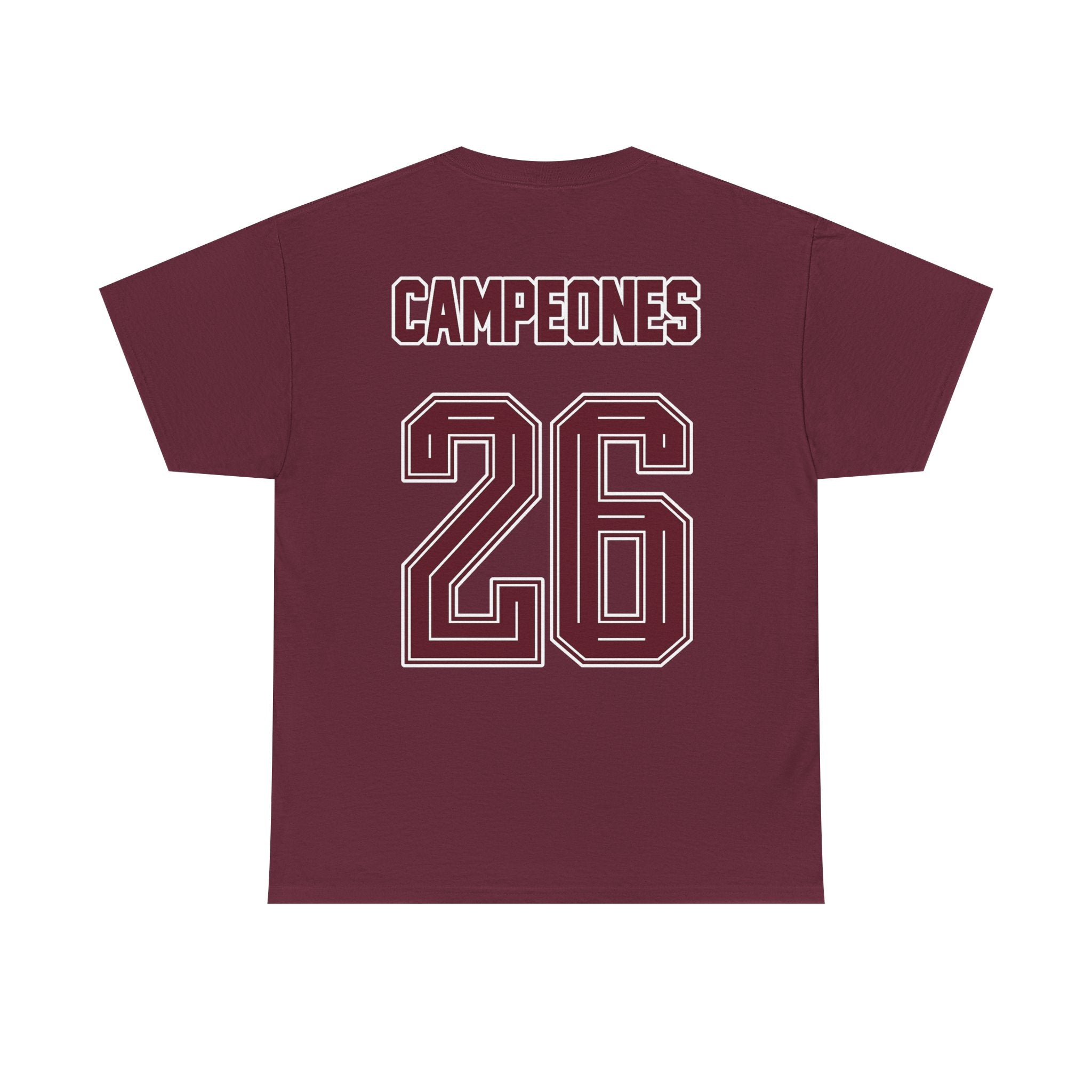 Spain World Champions 'Campeones 26' Cotton T‑Shirt