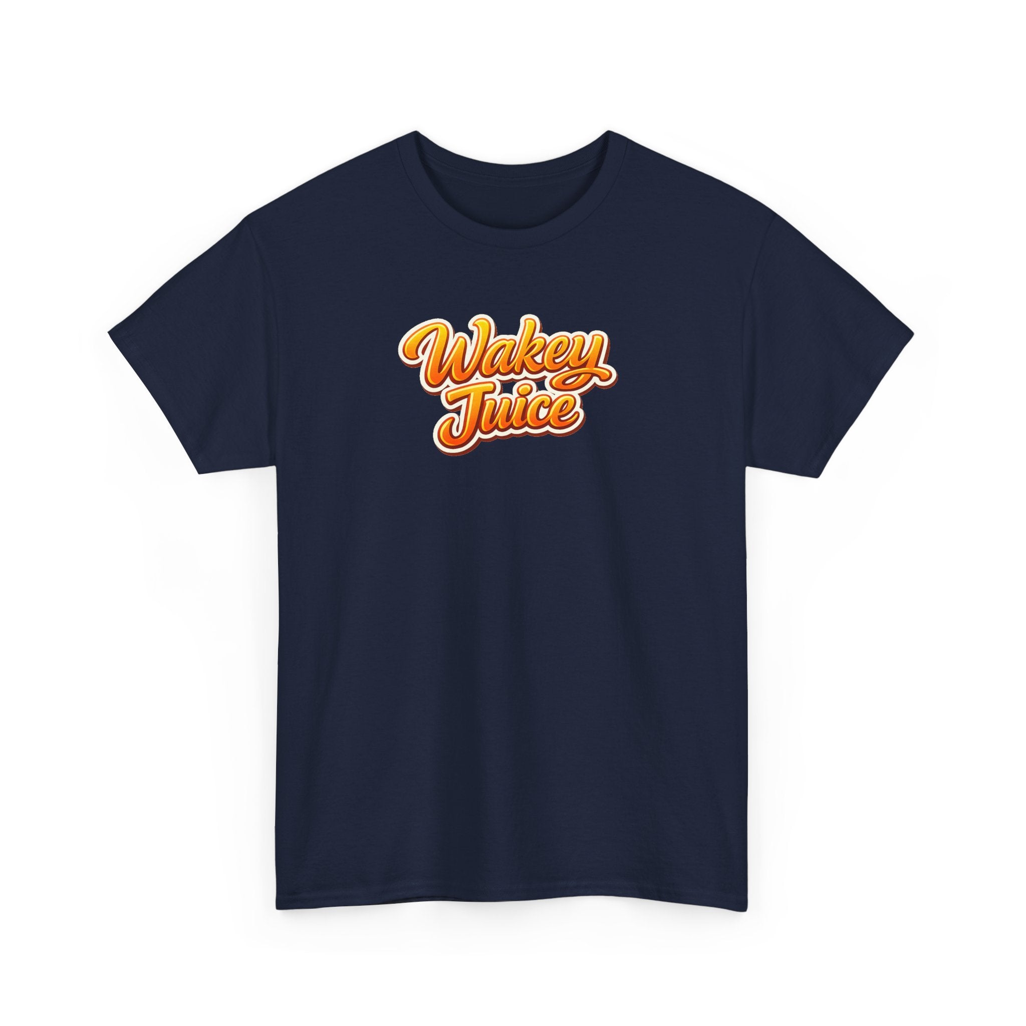 Wakey Juice T‑Shirt — Retro Orange Script Graphic Tee