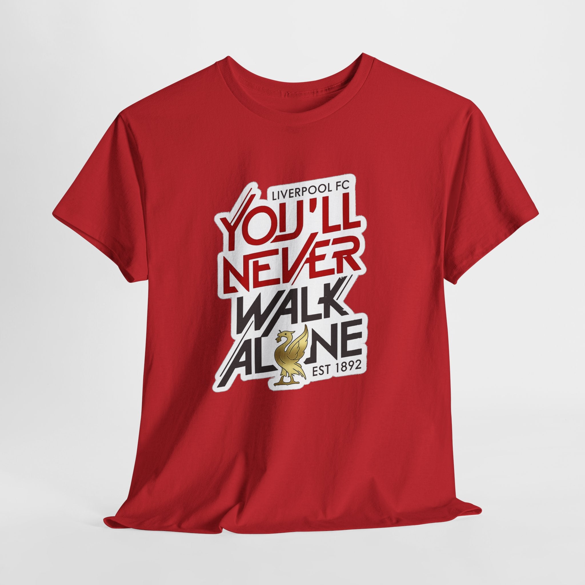 Liverpool You'll Never Walk Alone Cotton T-Shirt — Liverpool FC Fan Tee