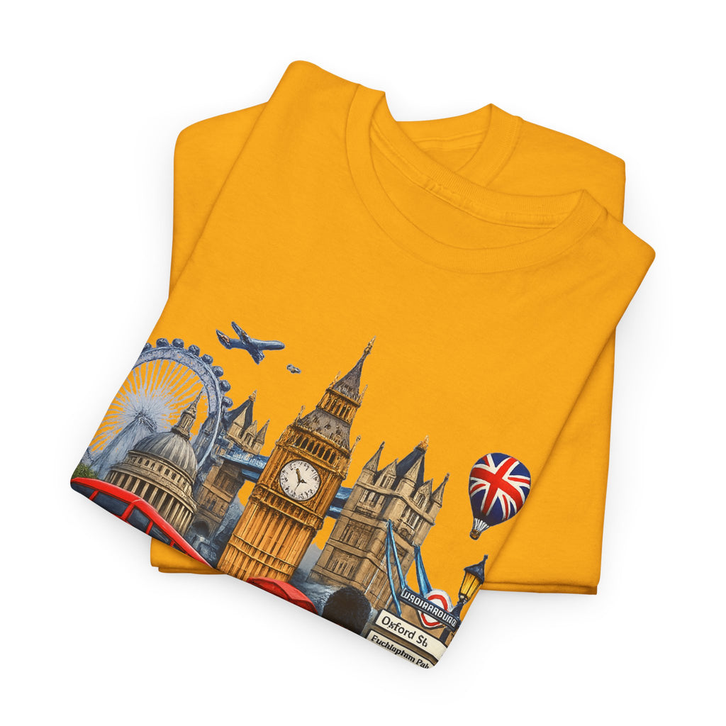 London Landmarks T‑Shirt — British Icons Collage Tee