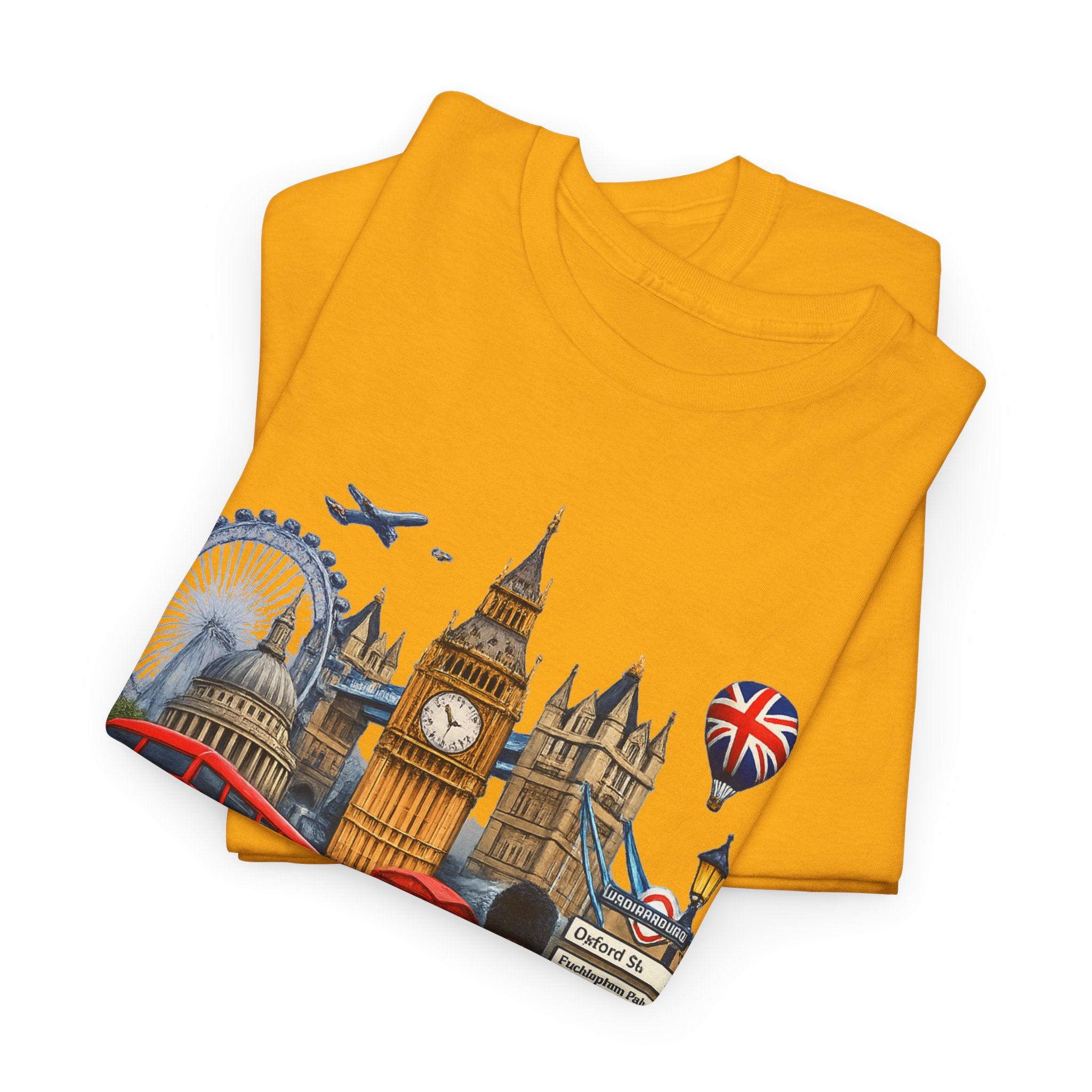 London Landmarks T‑Shirt — British Icons Collage Tee