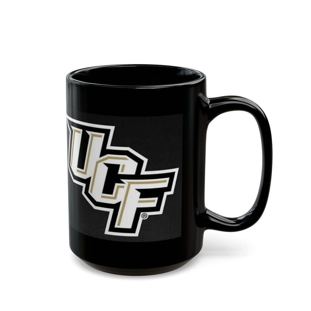 UCF Knights Black Ceramic Mug — College Logo Coffee Cup (11oz & 15oz)