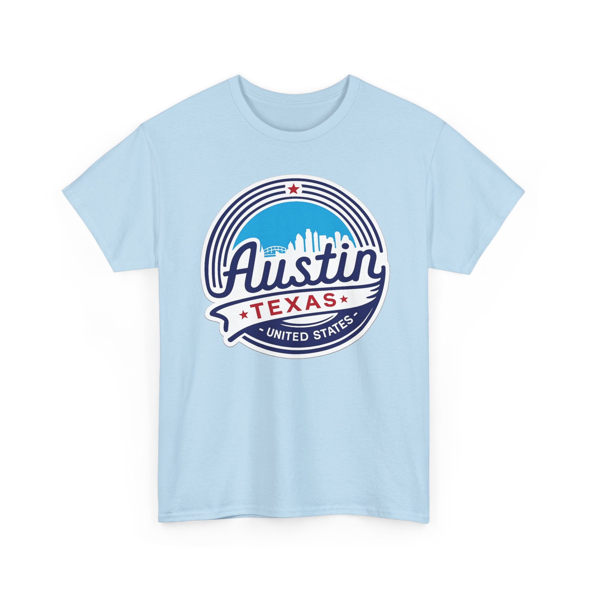 Austin Texas Retro Skyline T-Shirt — Vintage City Pride Tee