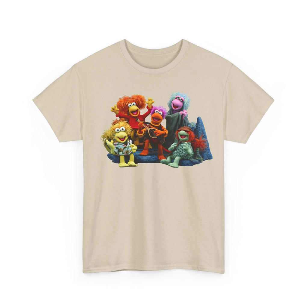 Fraggle Rock Muppet Crew Graphic Tee — Vintage Puppet Group T-Shirt