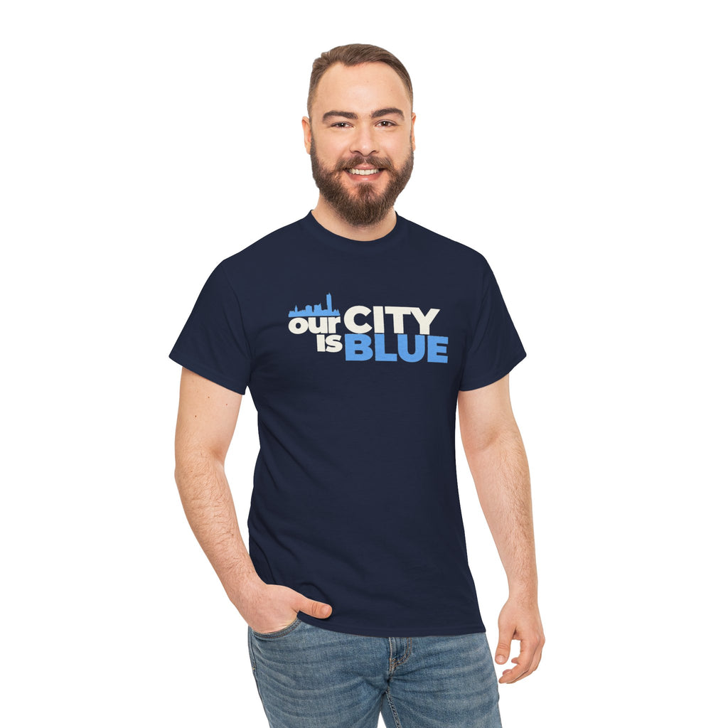 Our City Is Blue T‑Shirt — Manchester City Pride Sports Fan Tee
