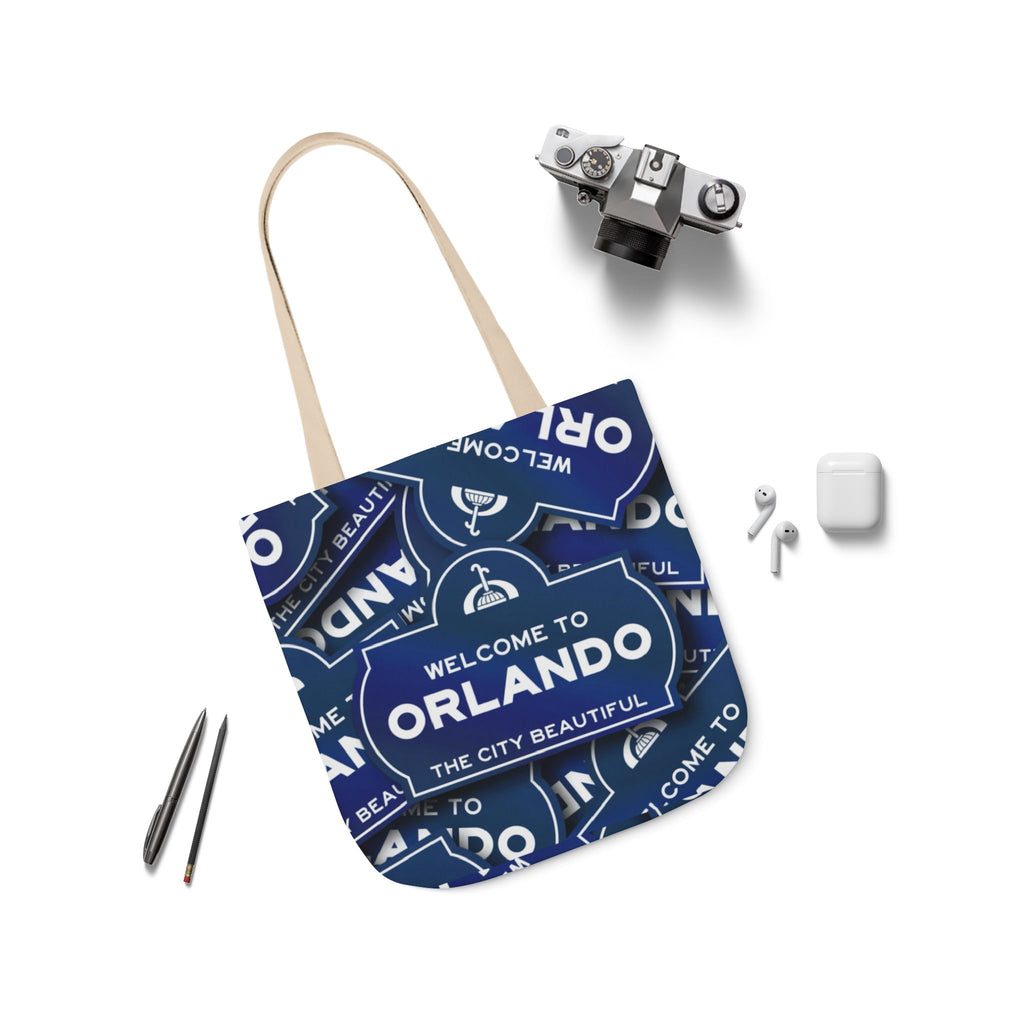 Orlando Welcome Sign Canvas Tote